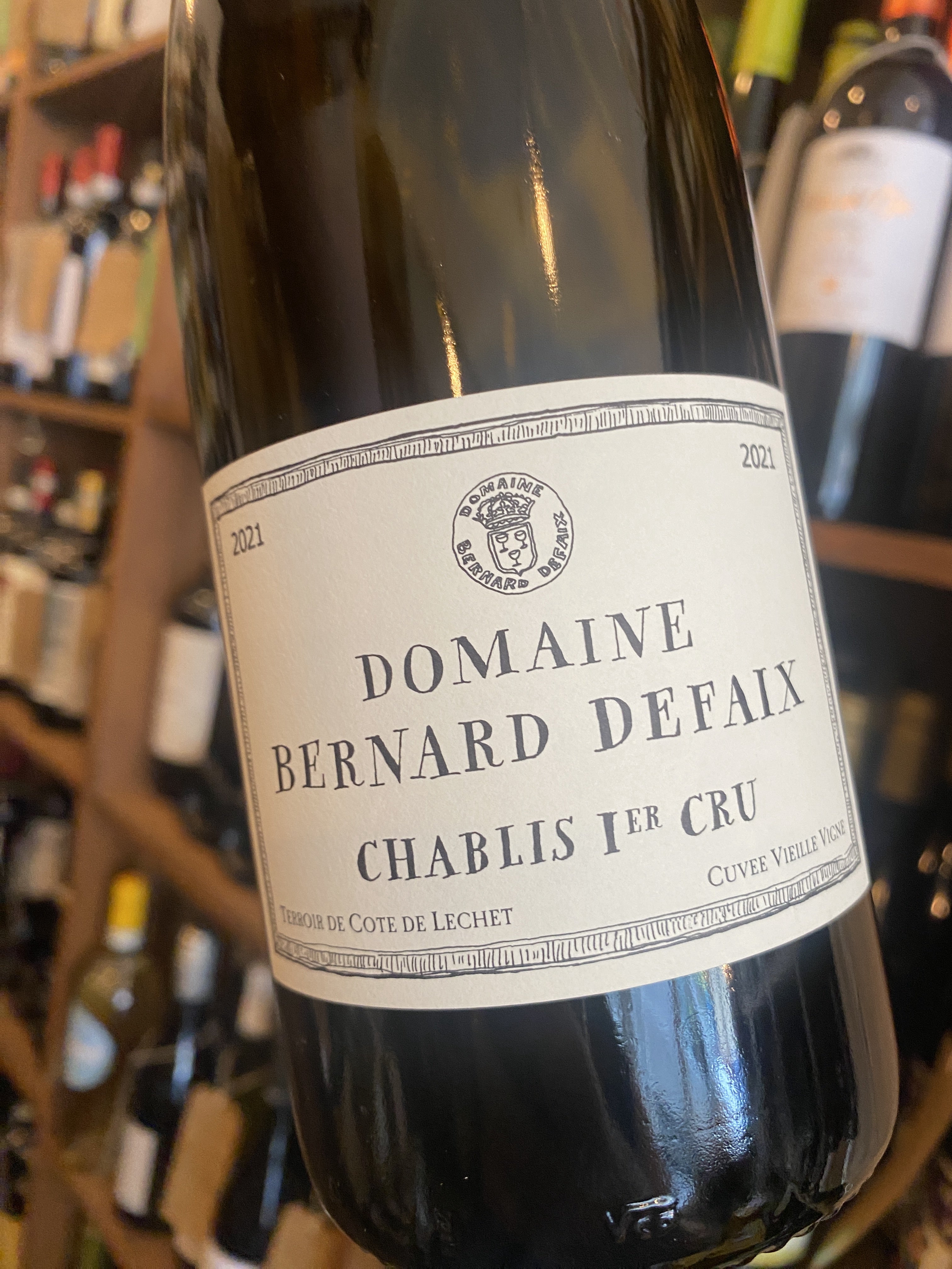 Domaine Bernard Defaix Chablis 1er Cru Cote de Lechet VV Reserve