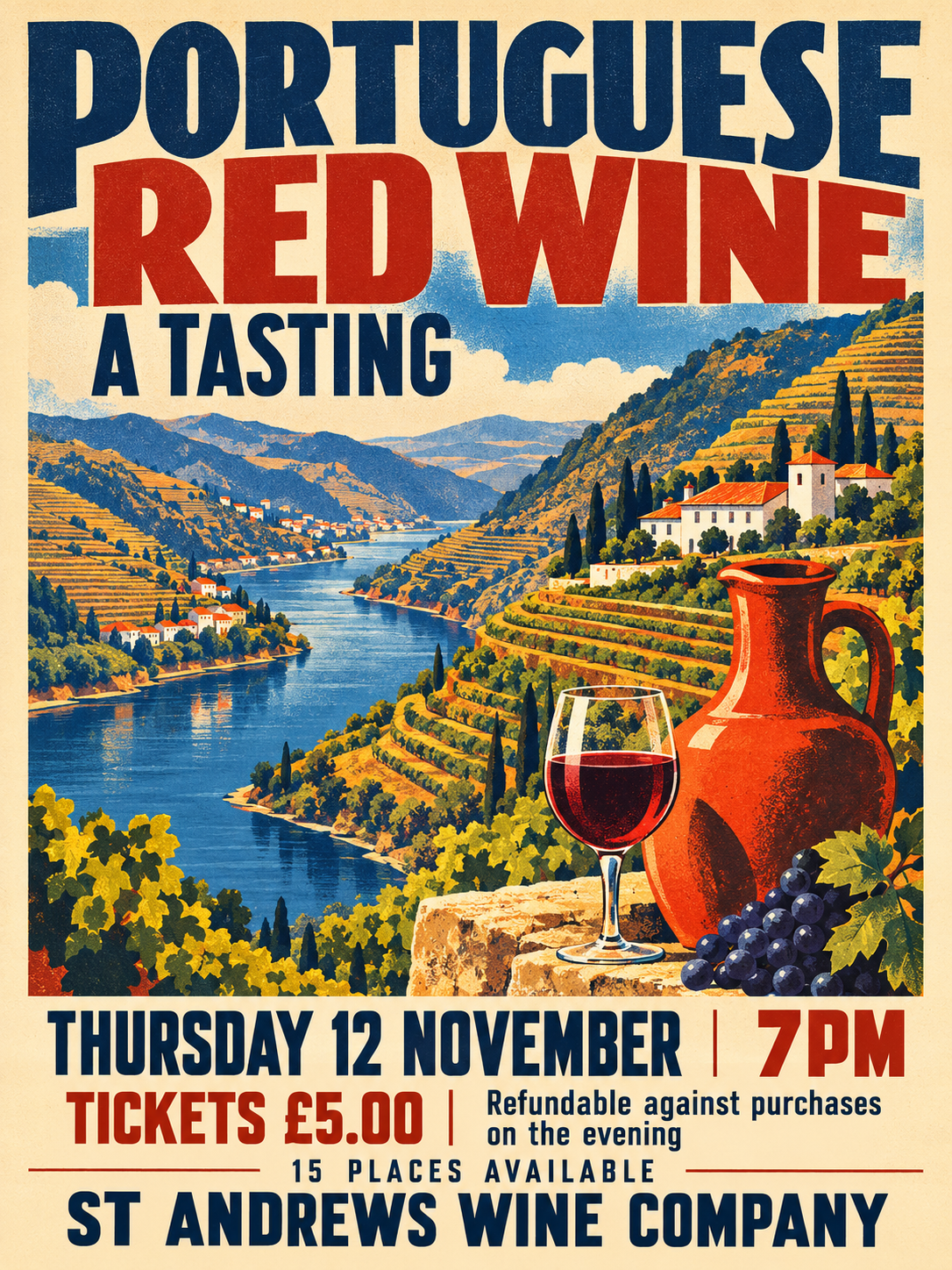 Portuguese Red Wine Tasting