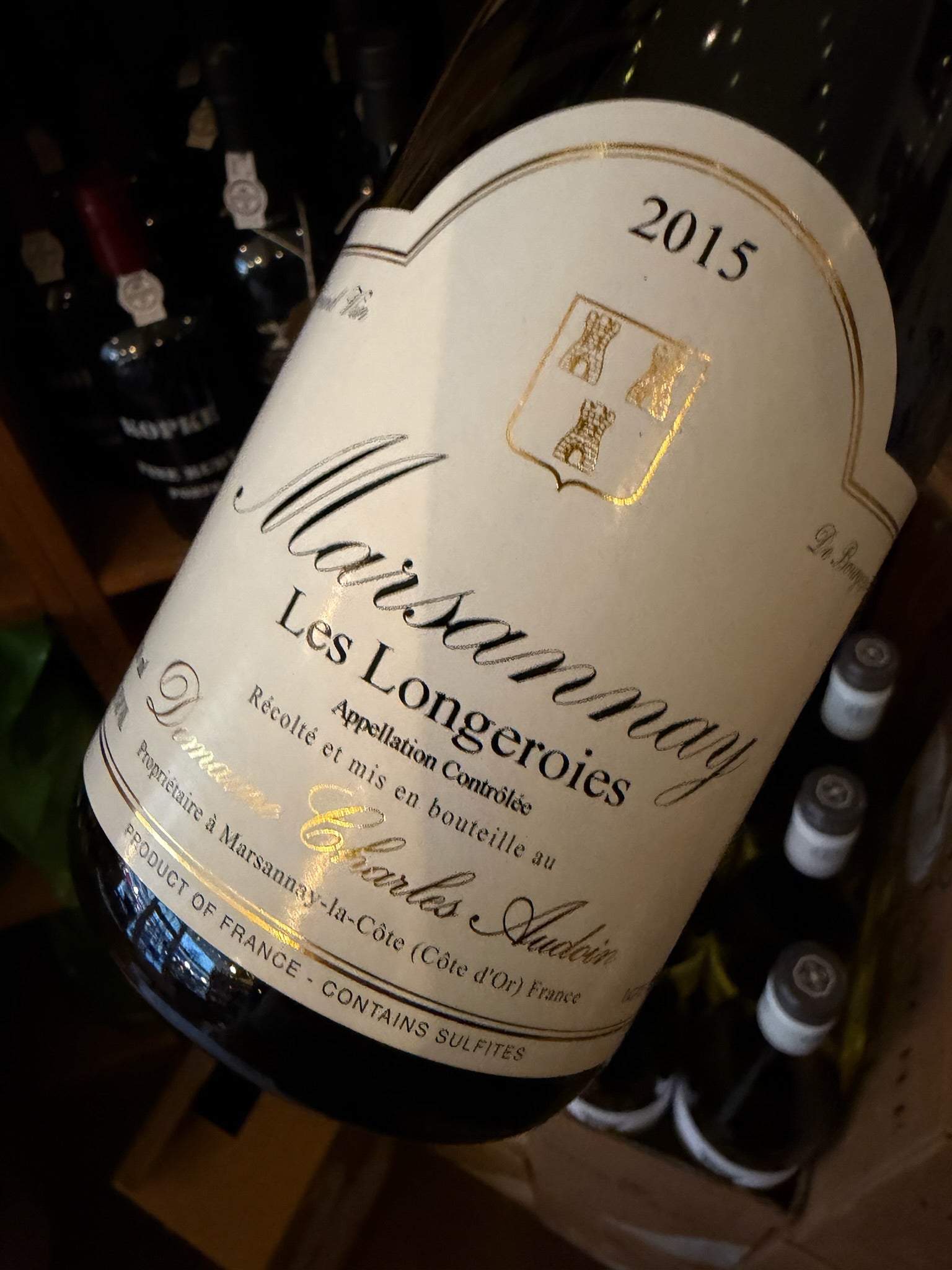 Domaine Charles Audoin Marsannay Les Longeroies 2015 75cl NFD