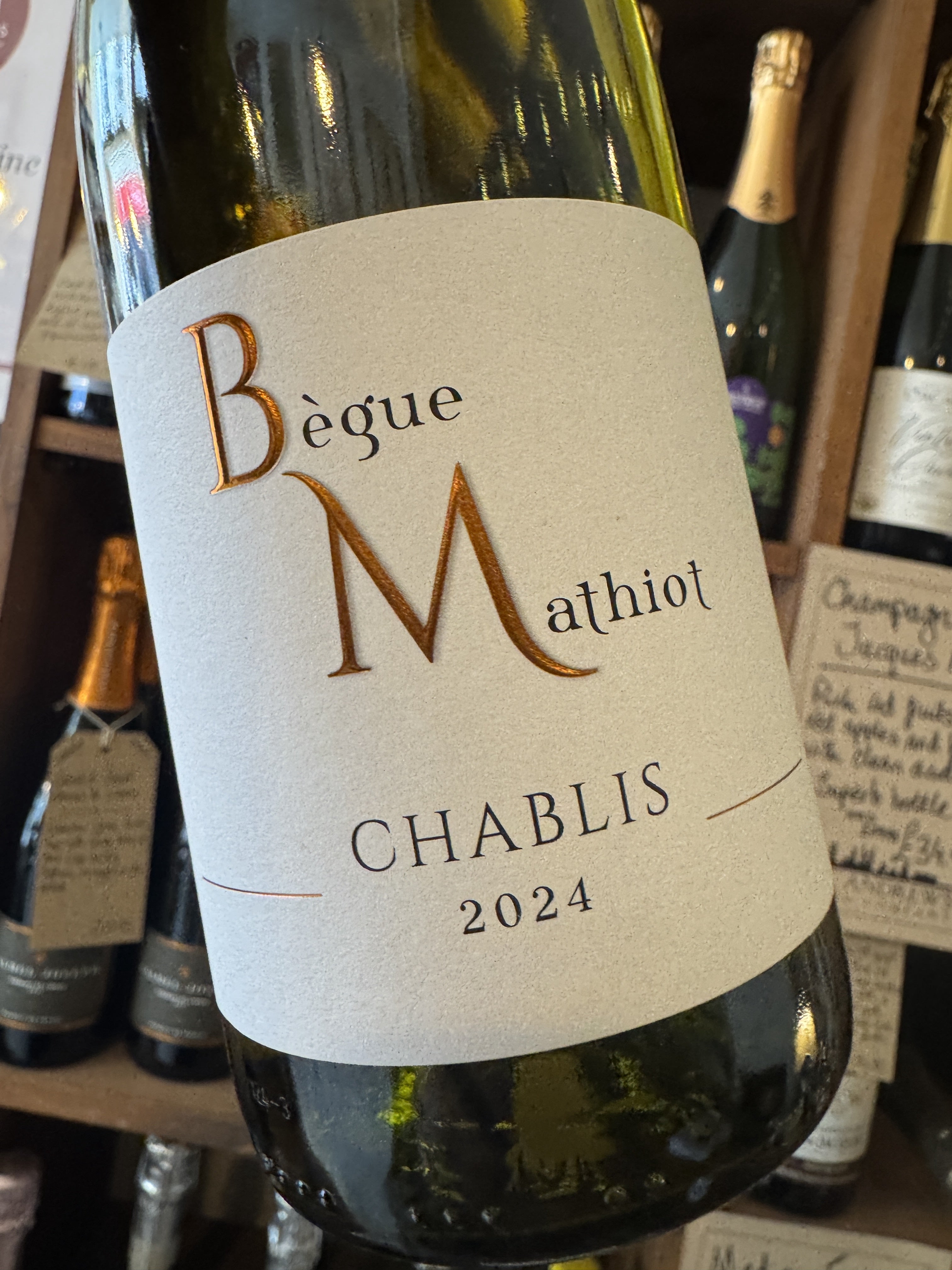 Begue Mathiot Chablis 2024 75cl