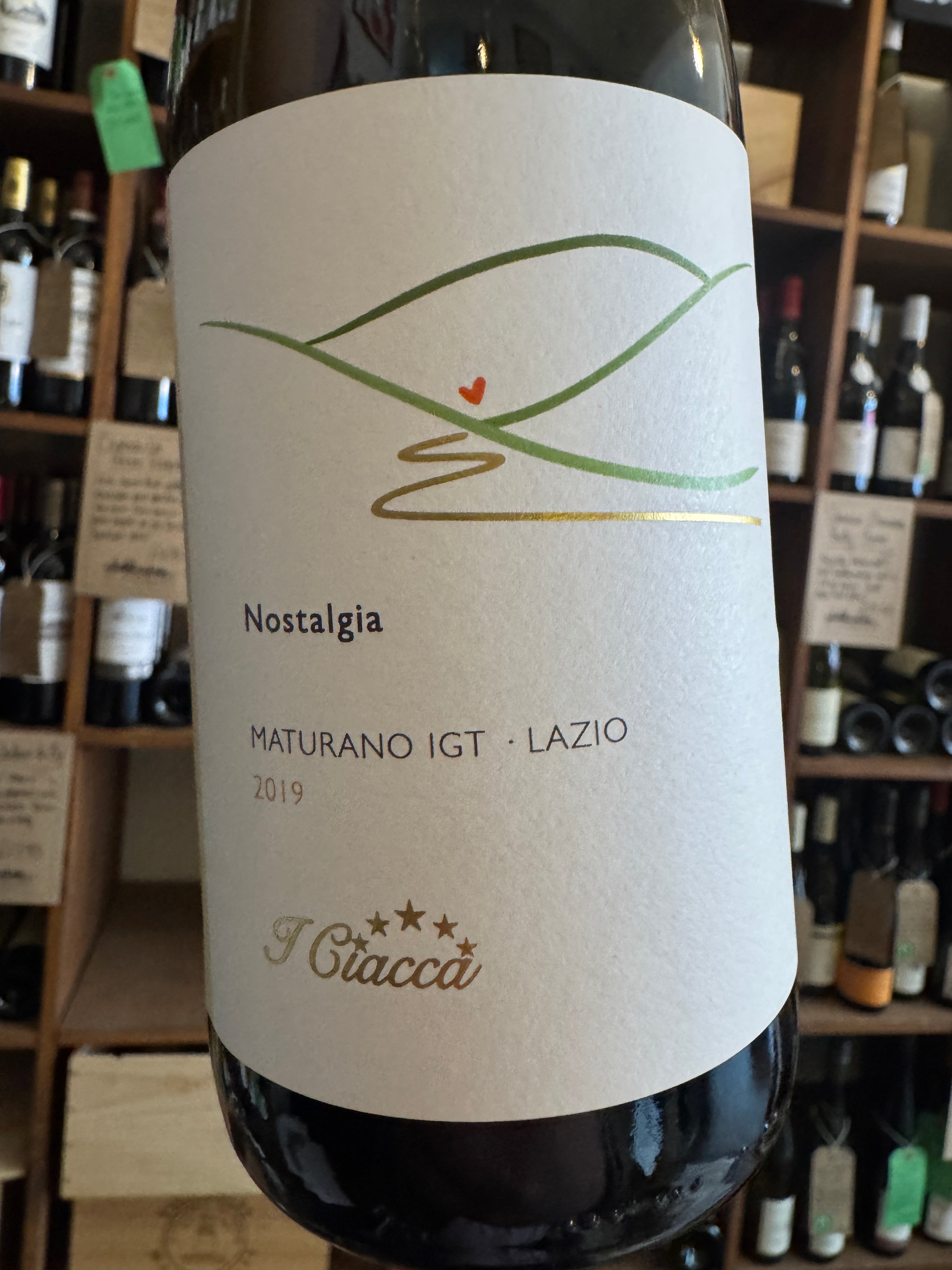 I Ciacca Nostalgia IGT Lazio Maturano 2019 75cl