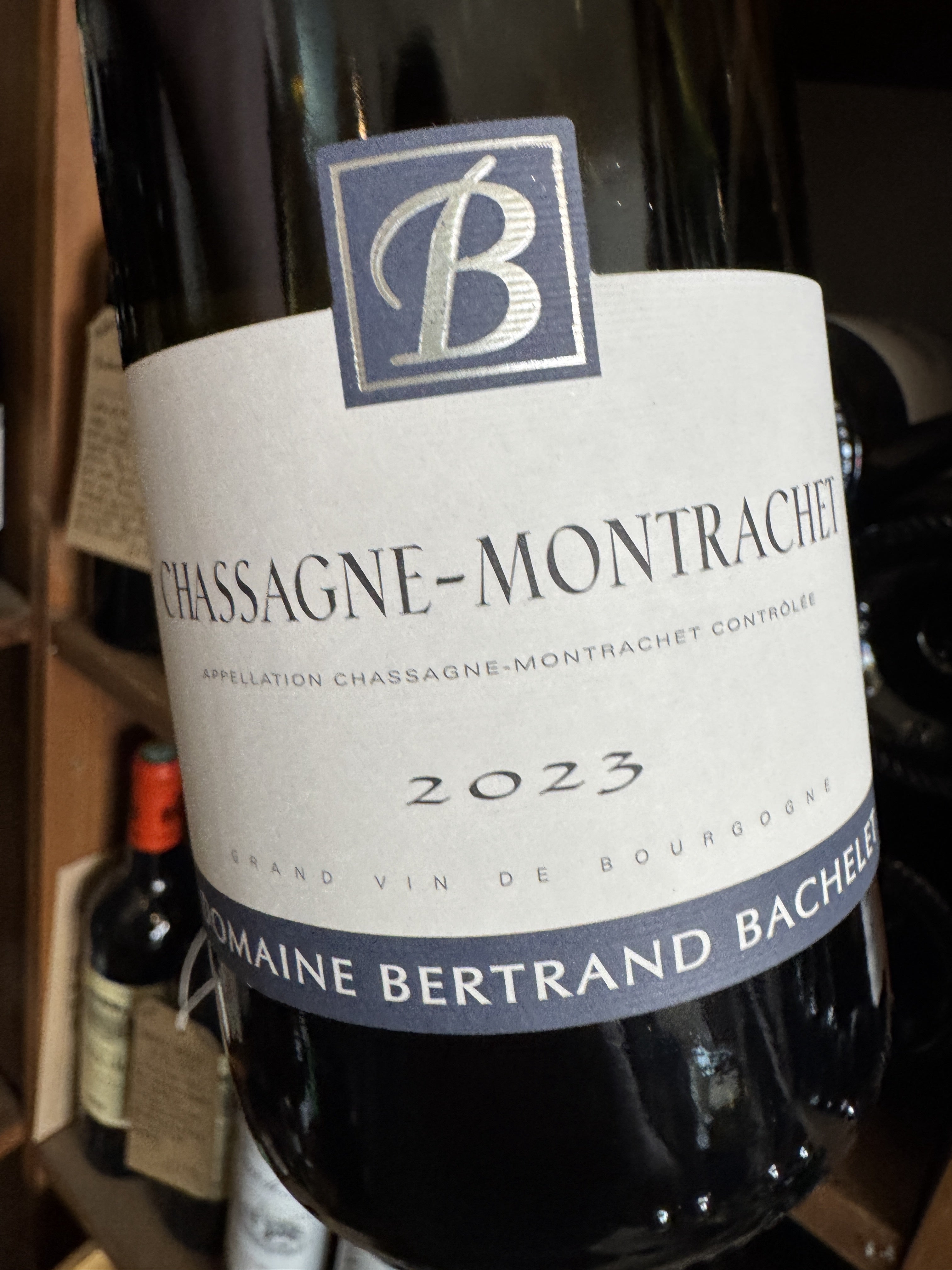 Domaine Bertrand Bachelet Chassagne Montrachet Blanc 2023 75cl