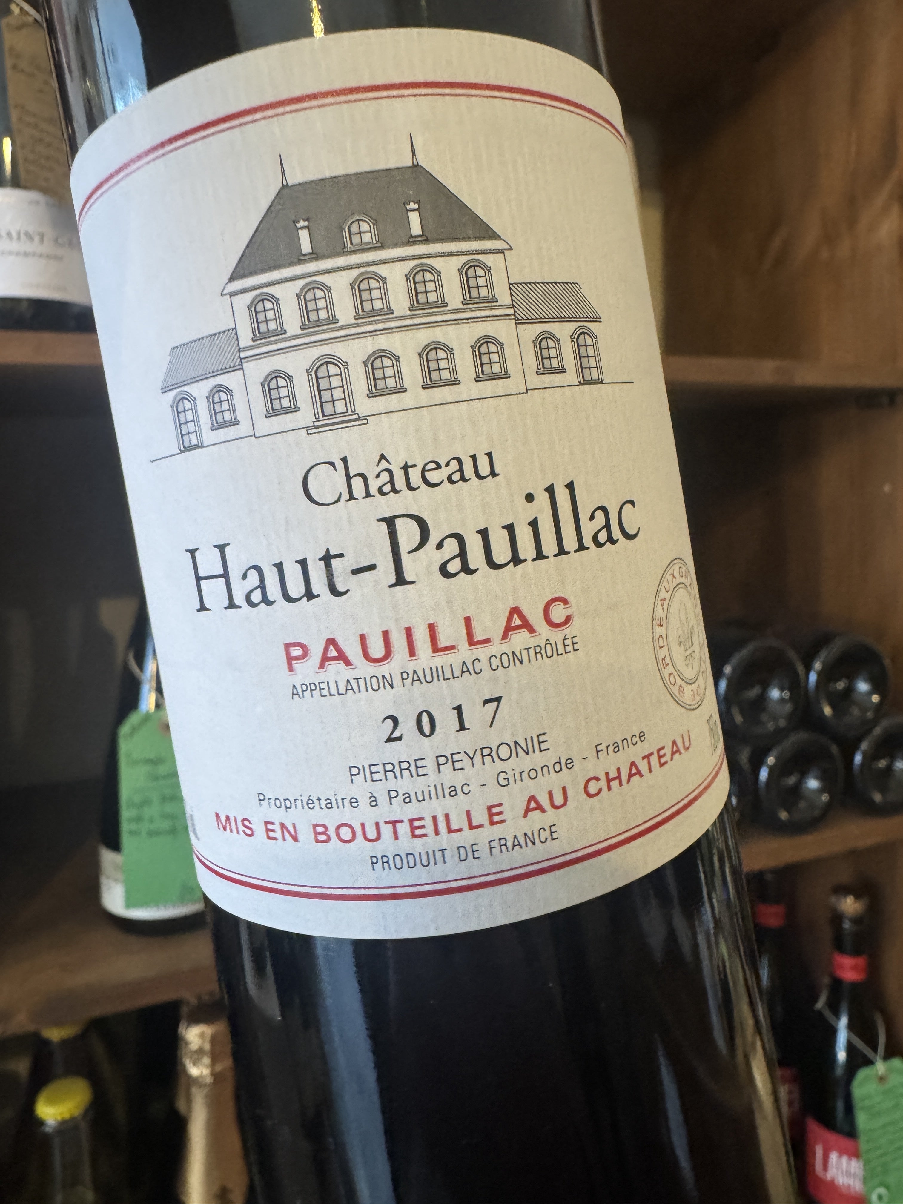 Chateau Haut-Pauillac 2017 75cl