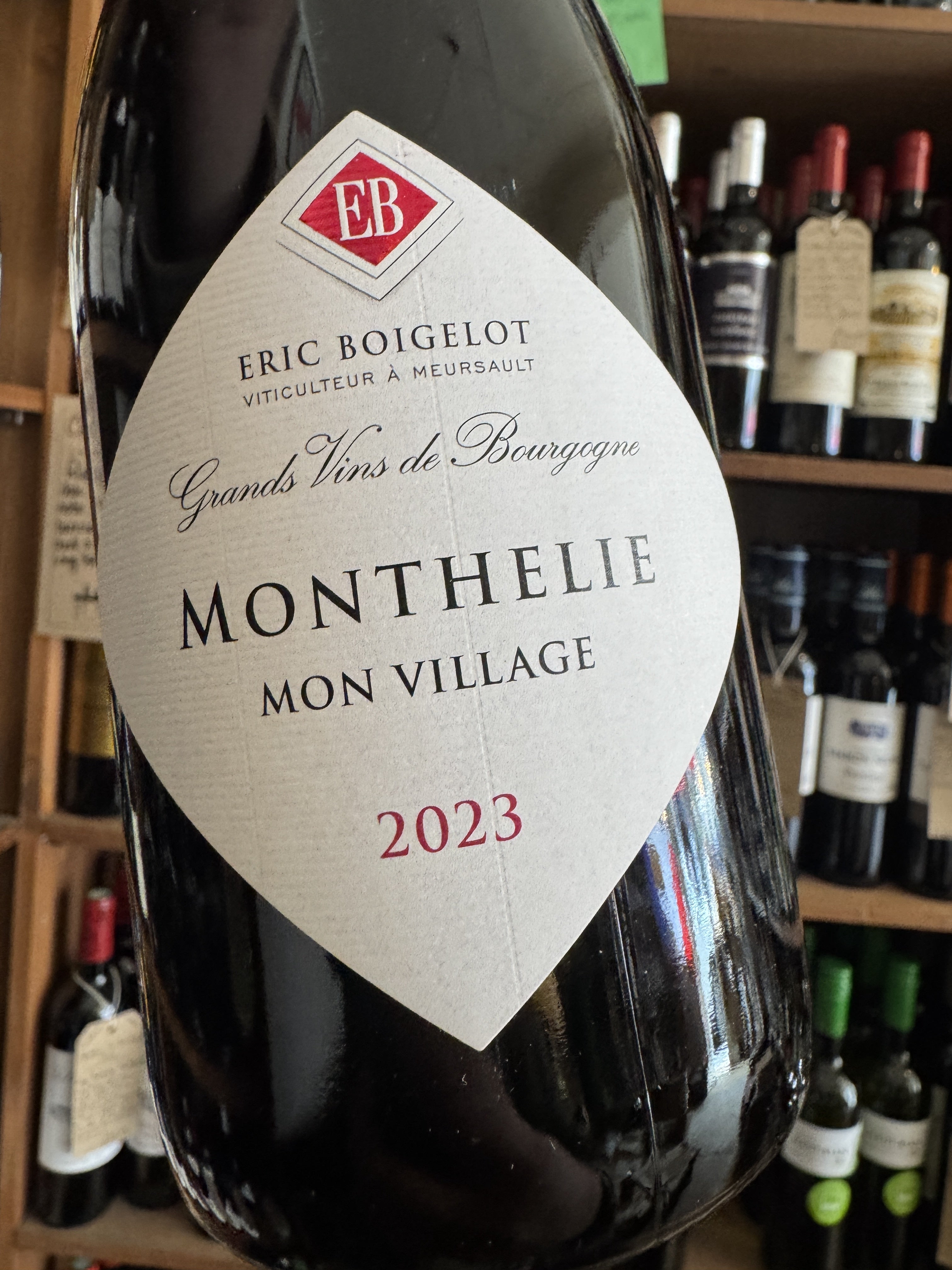 Eric Boigelot Monthelie Mon Village Rouge 2023 75cl