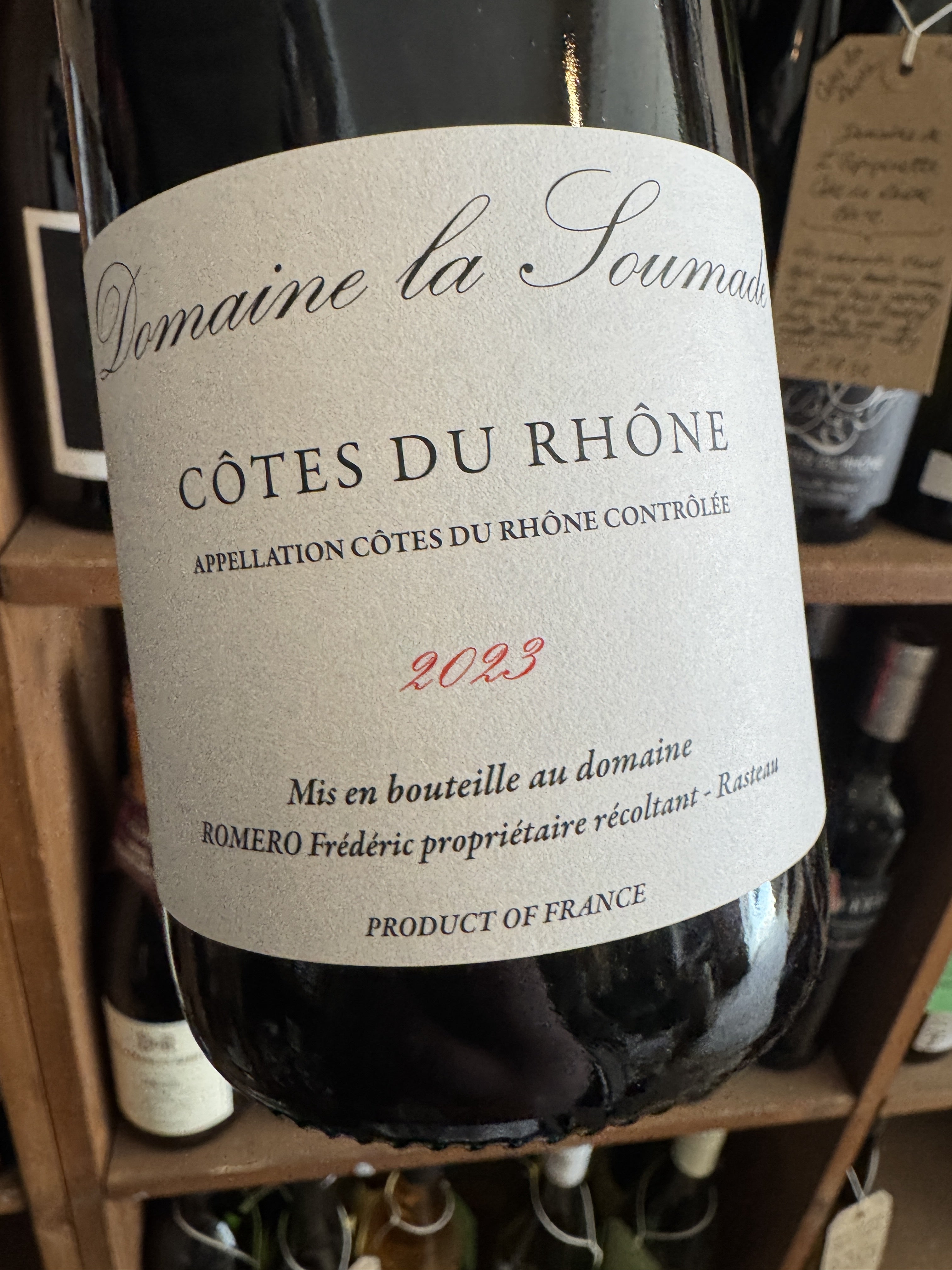 Domaine la Soumade Cotes du Rhone Rouge 2023 75cl