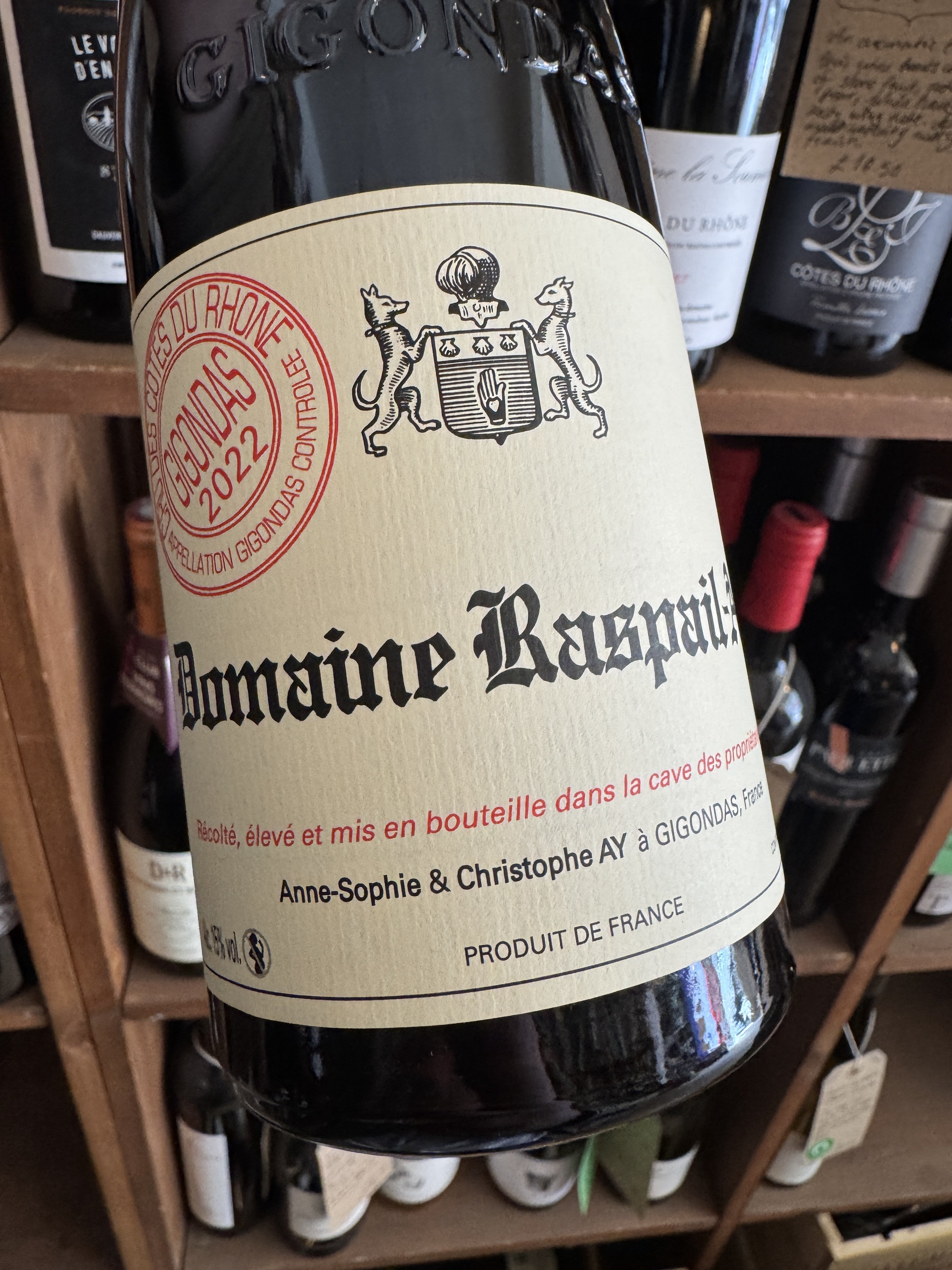 Domaine Raspail Ay Gigondas 2022 75cl