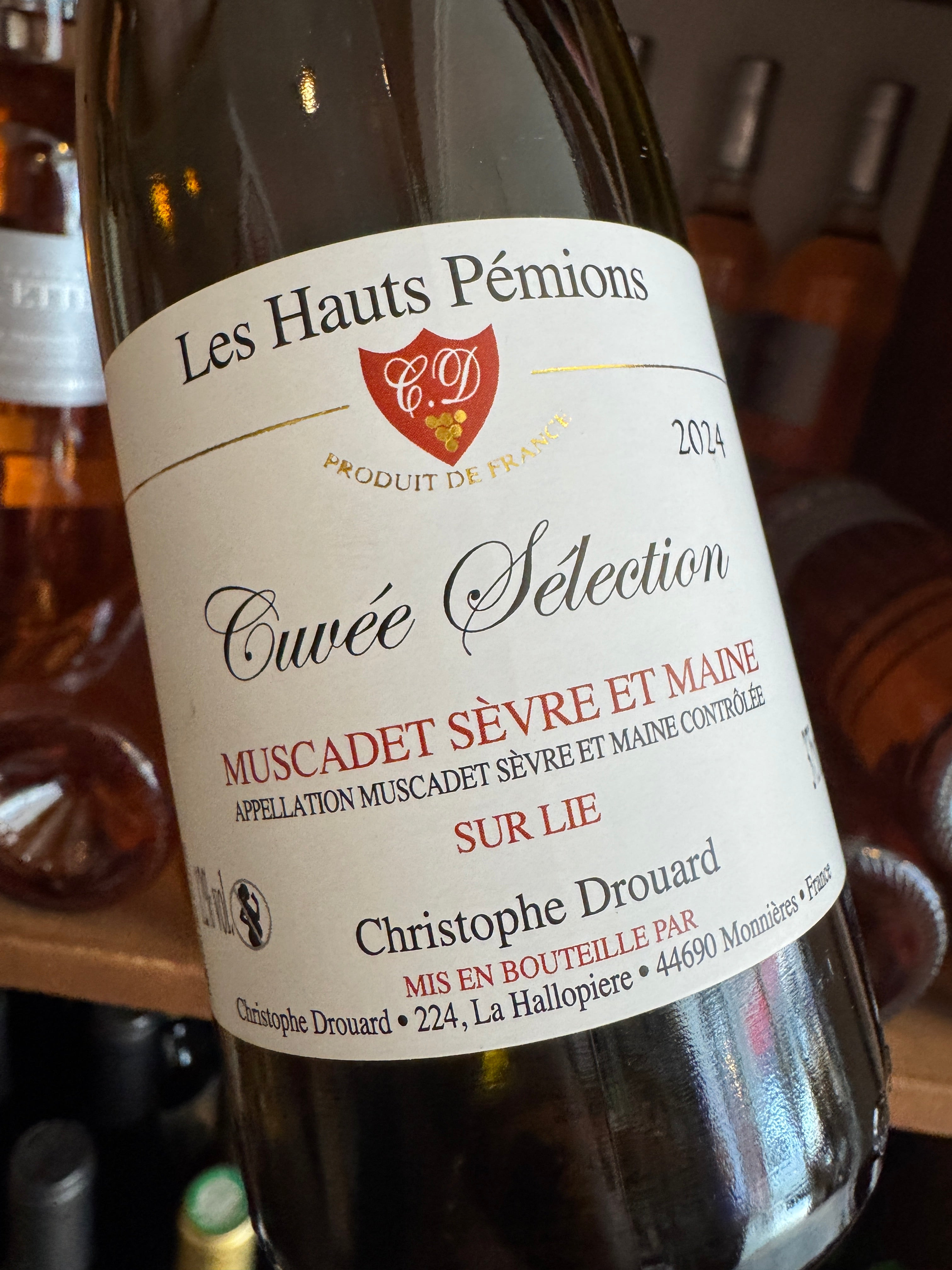 Domaine des Hauts Pemions Muscadet de Sevre et Main sur lie 2024 37.5cl