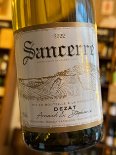 Arnaud & Stephanie Dezat Sancerre Blanc 2024 75cl