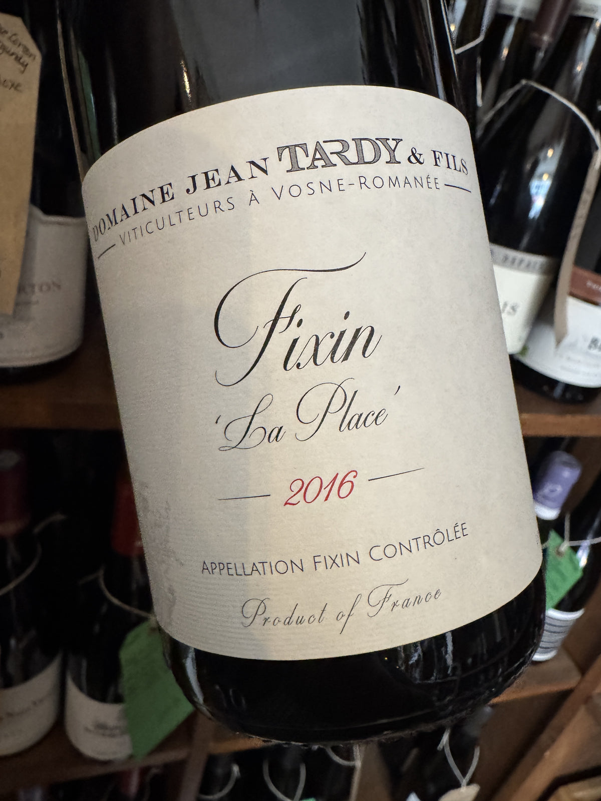 Domaine Jean Tardy & Fils Fixin 'La Place' 2016 75cl