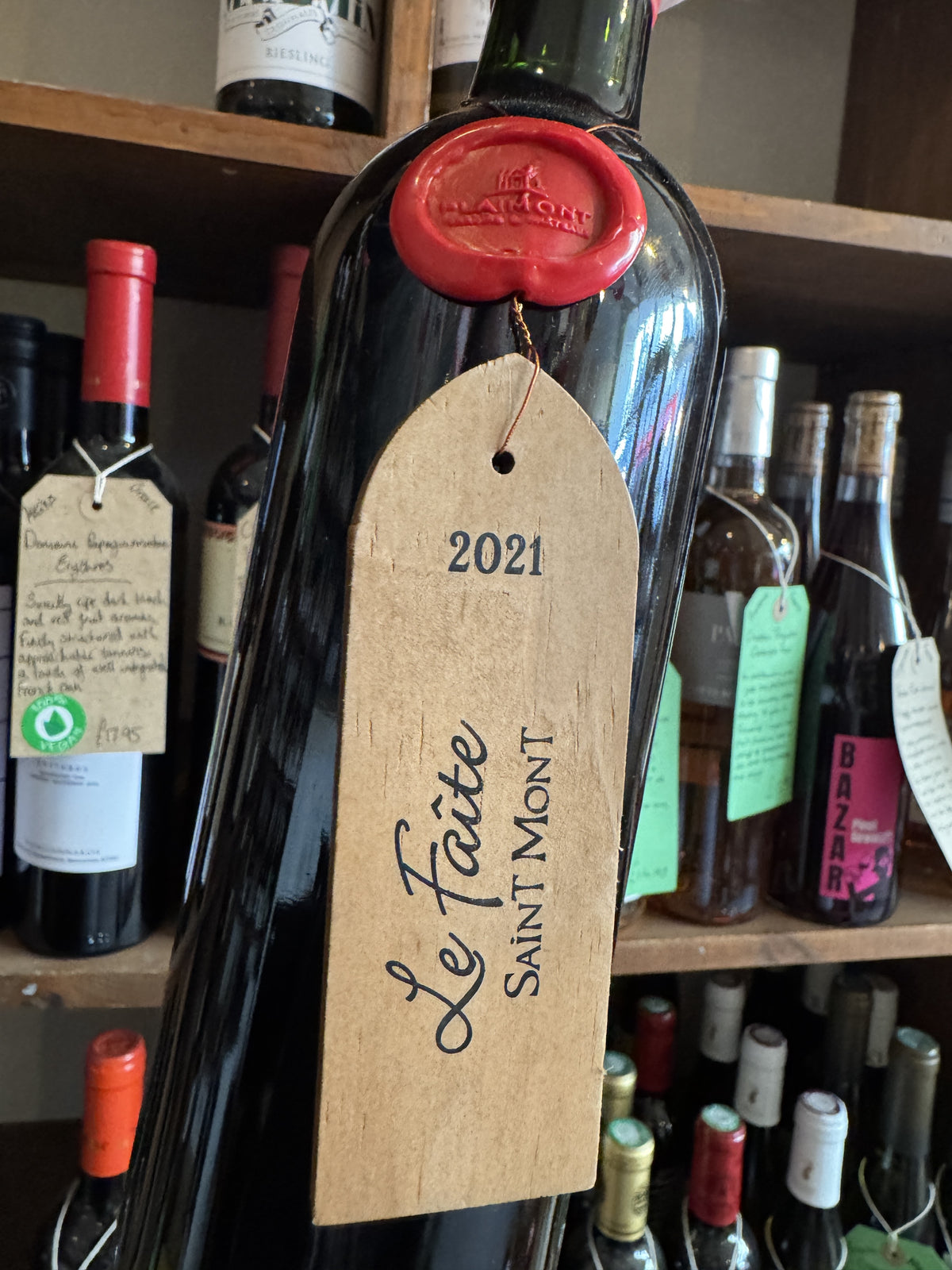 Plaimont Le Faite Rouge Saint Mont 2021 75cl