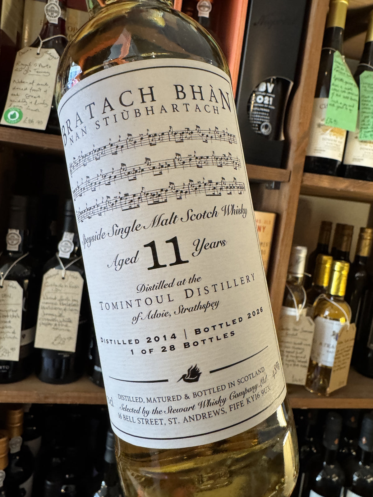 Bratach-Bhain nan Stiubhartach Tomintoul 11 Year Old 70cl