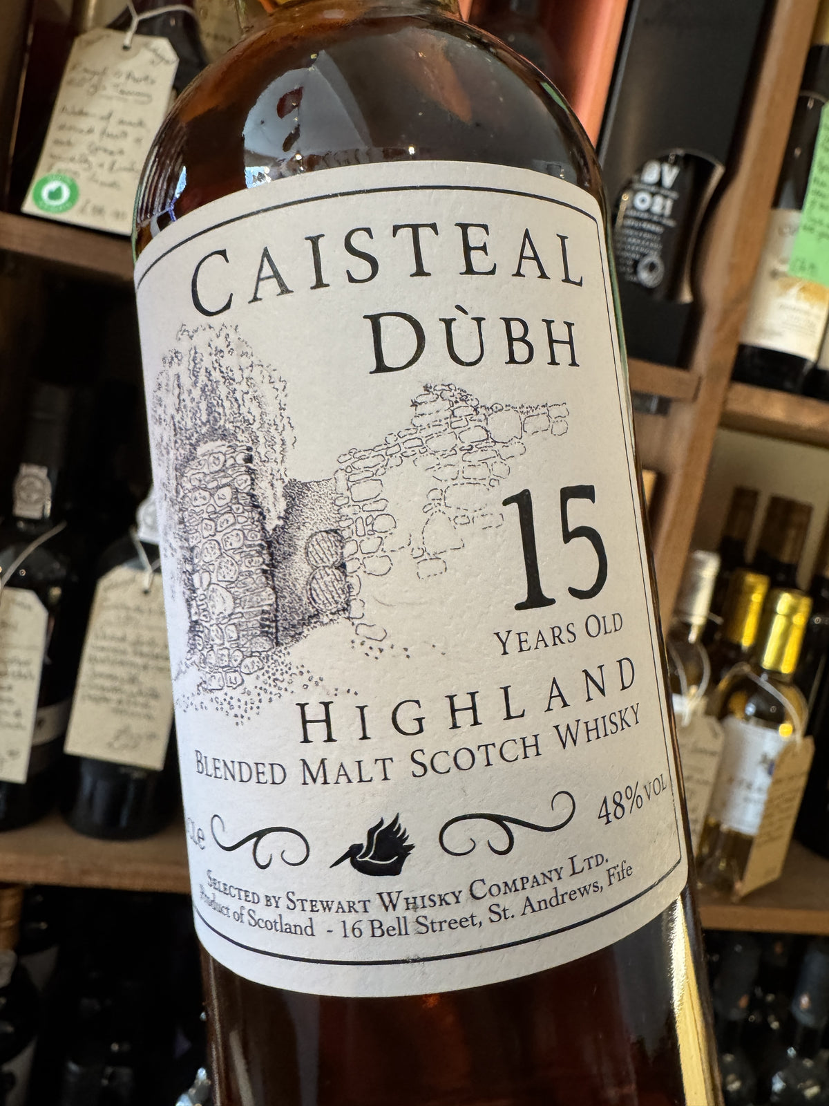 Caisteal Dubh Blended Malt Scotch Whisky 15 Year Old 70cl