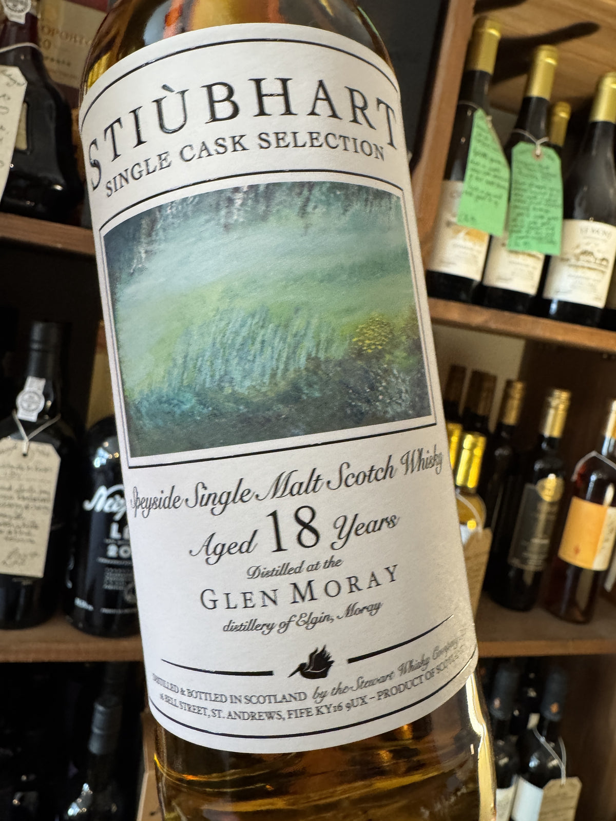 Stiùbhart Single Cask Selection Glen Moray 18 Year Old 70cl