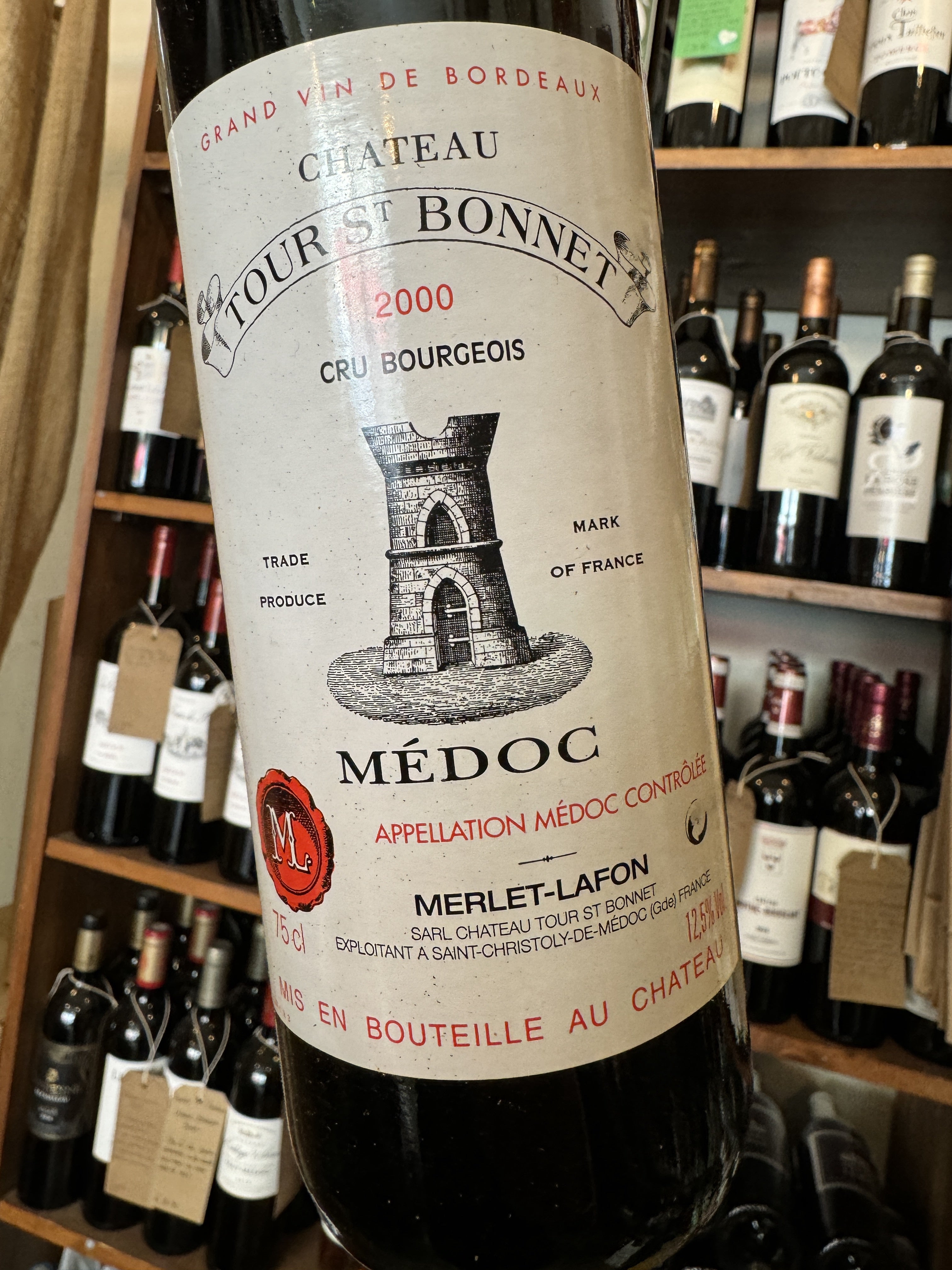 Chateau La Tour St Bonnet 2000 75cl