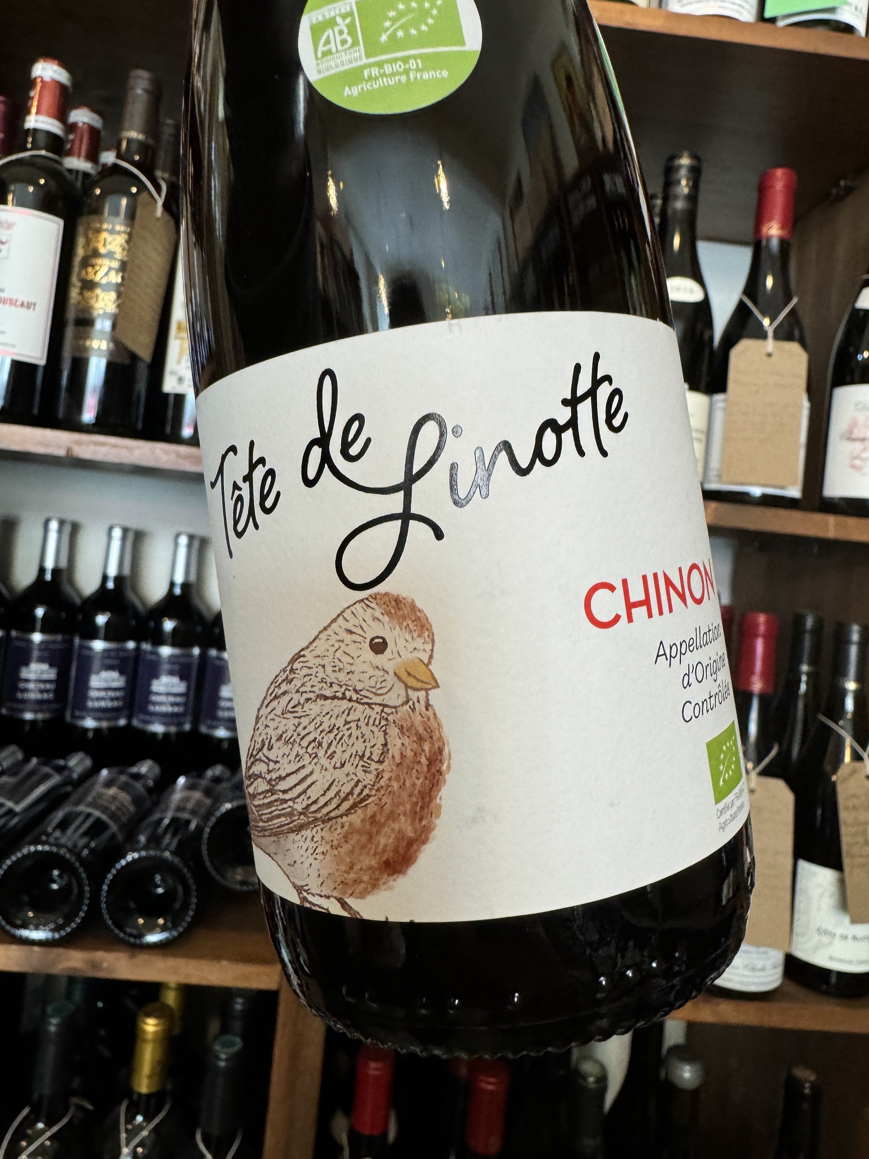 Tete de Linotte Chinon Rouge 2021 75cl