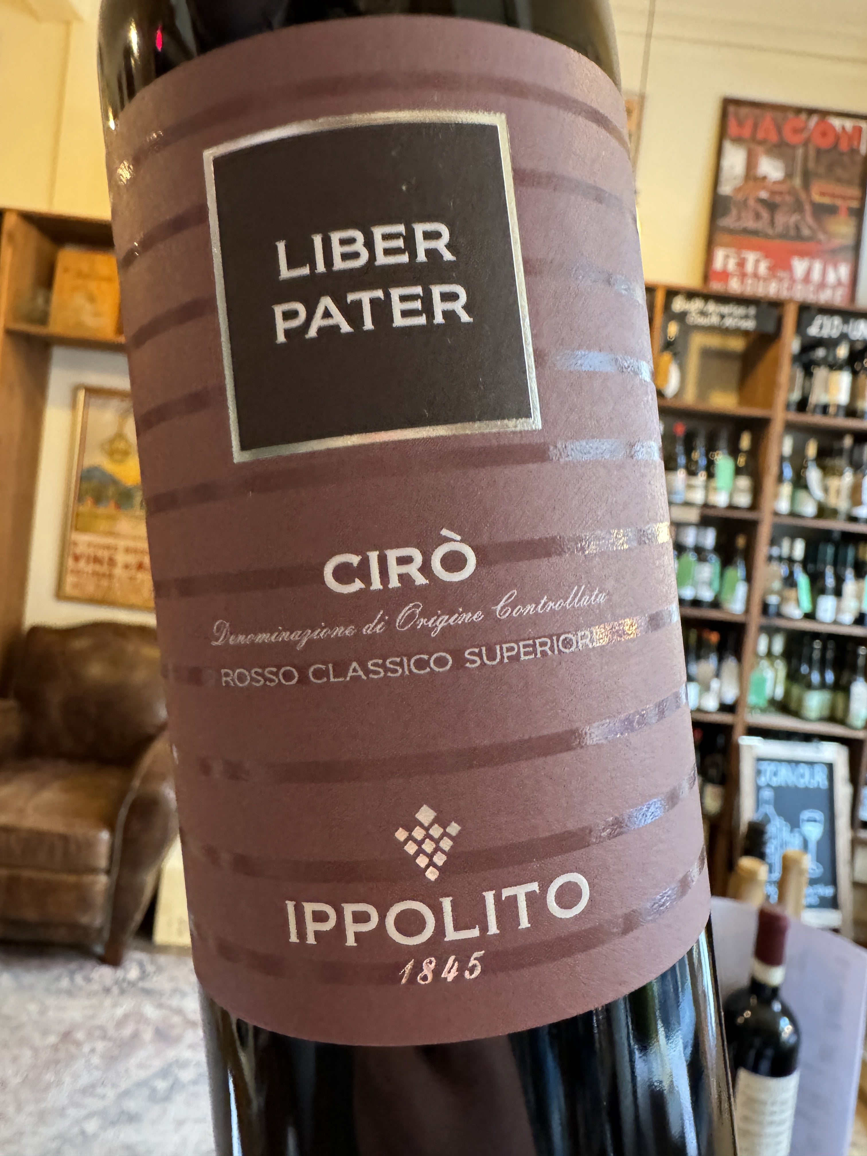 Laber Pathor Ippolito 1845 Liber Pater Ciro 2022 75cl – St Andrews Wine Company Ltd