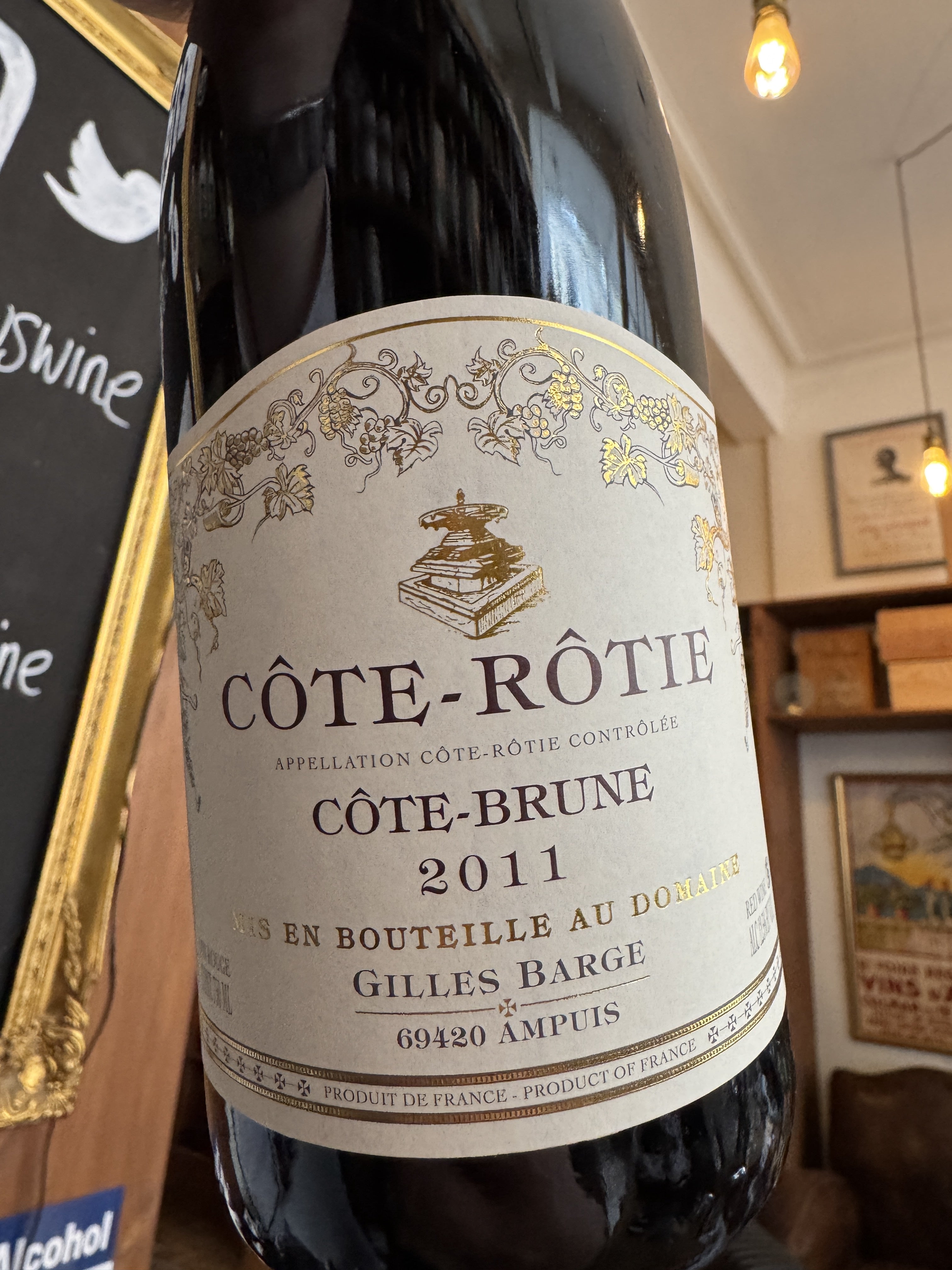 Gilles Barge Cote Rotie Cote-Brune 2011 75cl – St Andrews