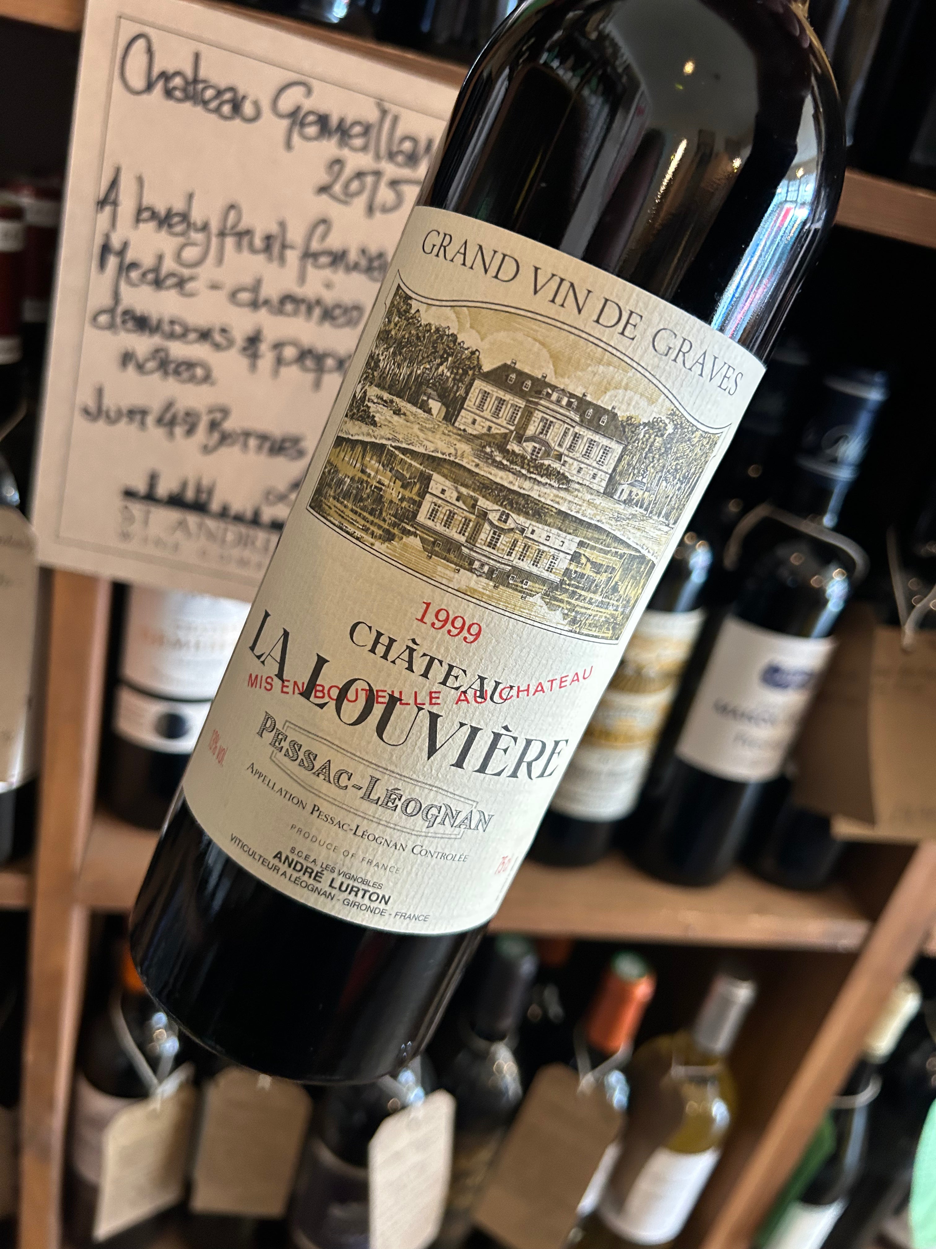 Chateau La Louviere Rouge 1999 75cl