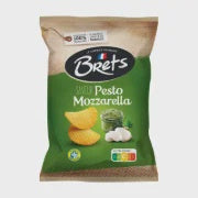 Brets Pesto & Mozarella Crisps 126g