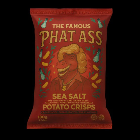 Phat Ass Sea Salt Crisps 130g