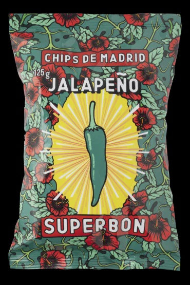Superbon Jalapeno Crisps 125g