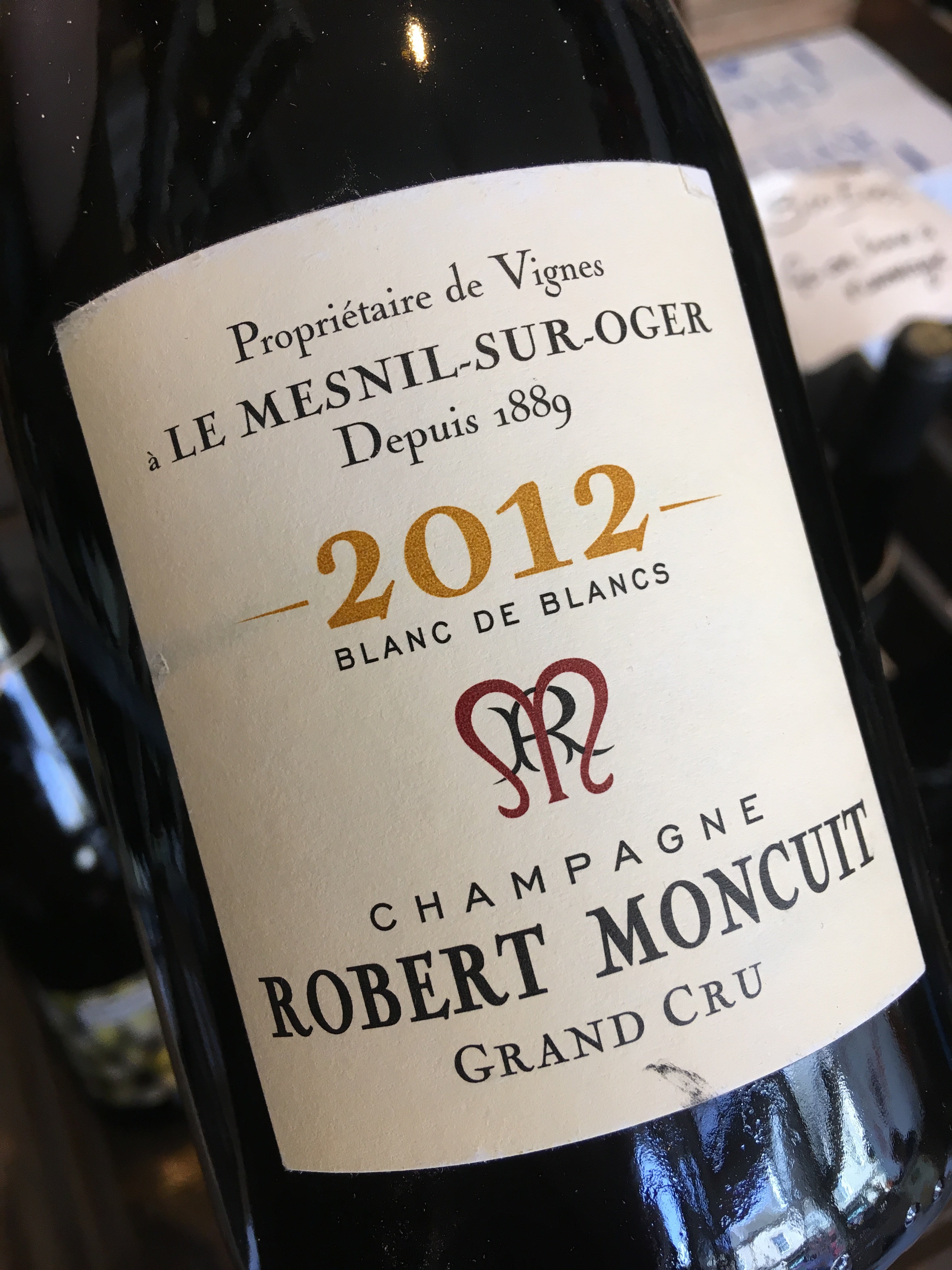 Robert Moncuit Grand Cru Blanc de Blancs Millesime 2012 75cl
