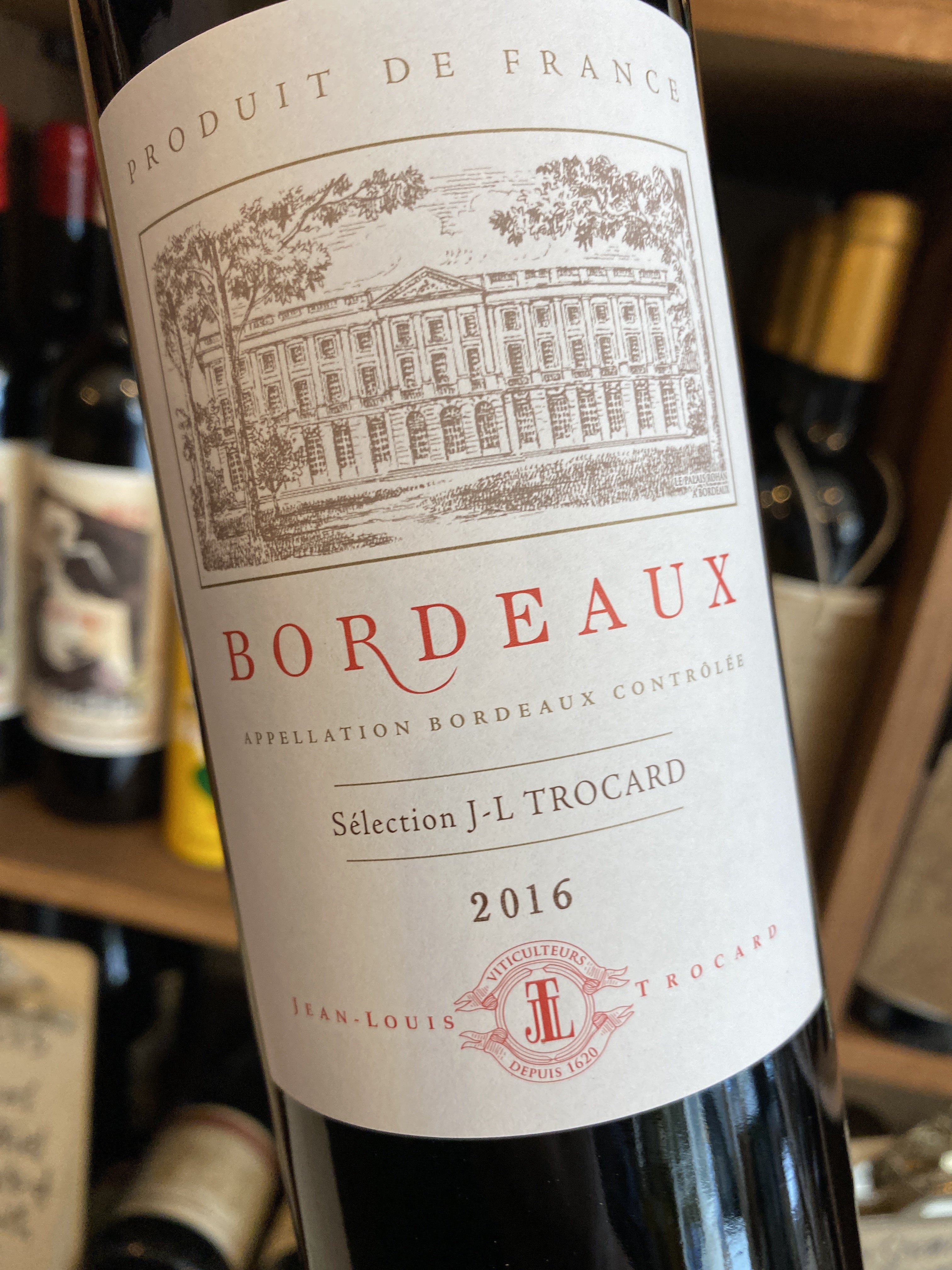 Selection J-L Trocard Bordeaux 2016 75cl