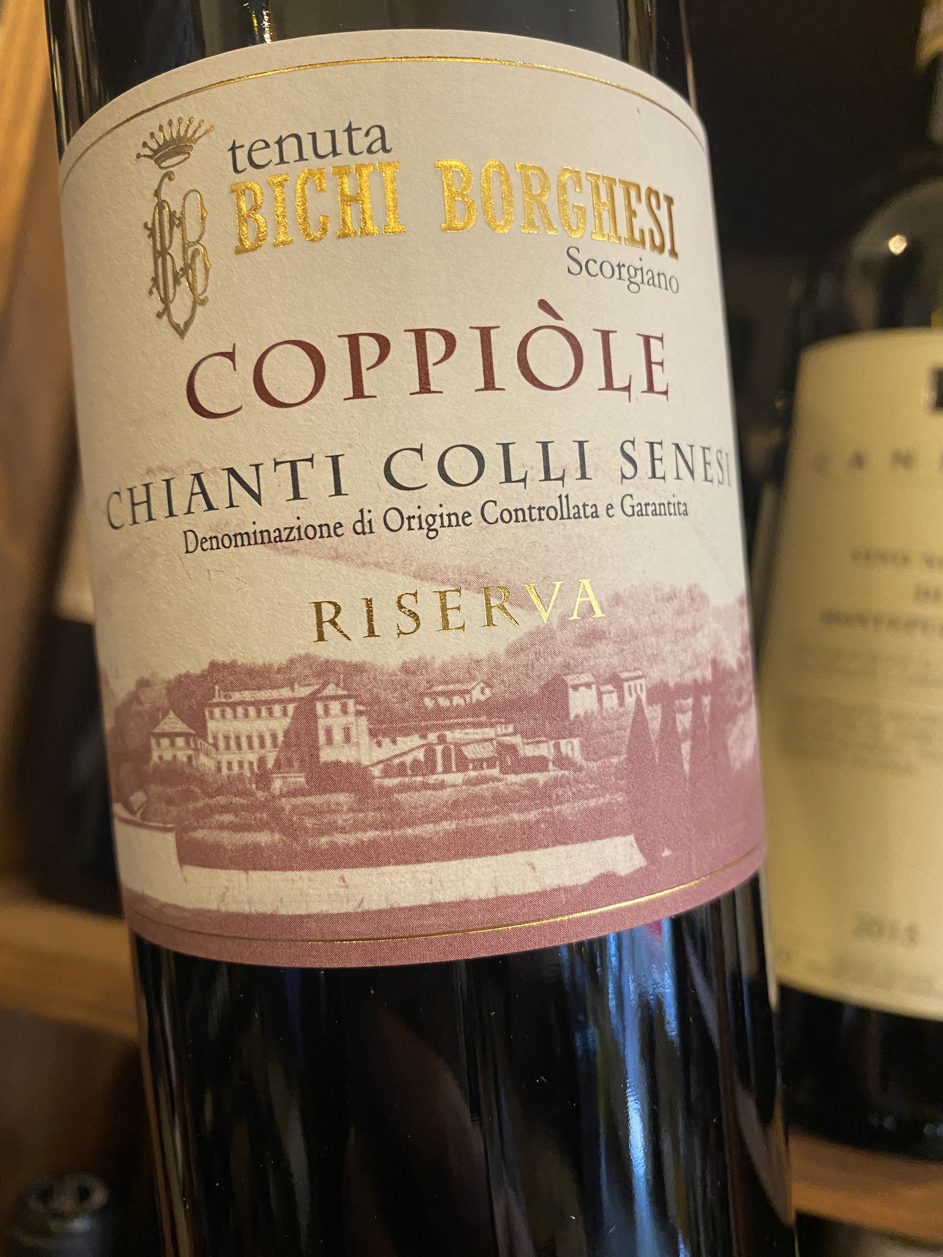 Bichi Borghesi 'Coppiole' Chianti Colli Senesi  Riserva 2018 75cl