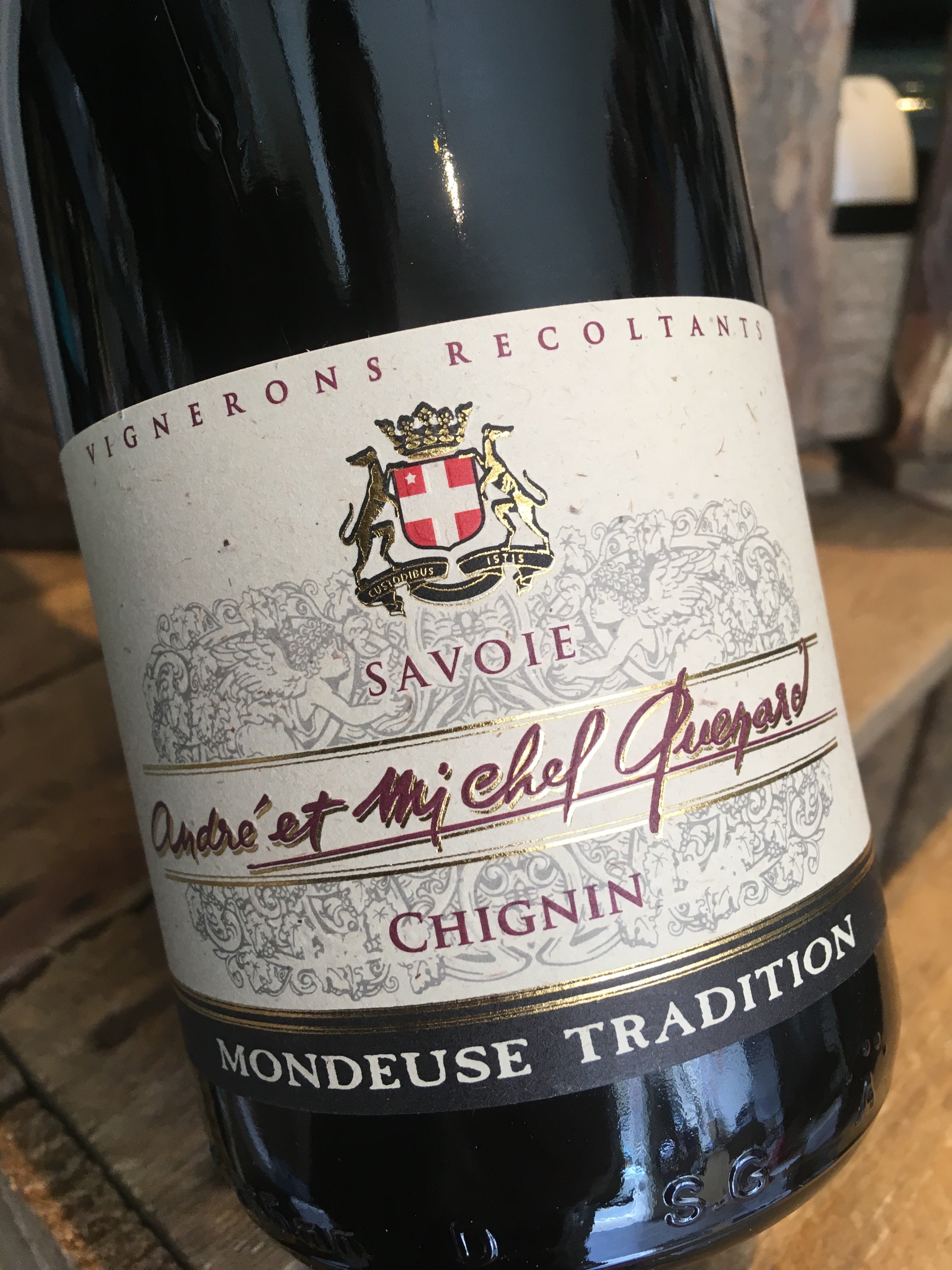 Andre & Michel Quenard Vin de Savoie Chignin Mondeuse Tradition 2017 75fcl