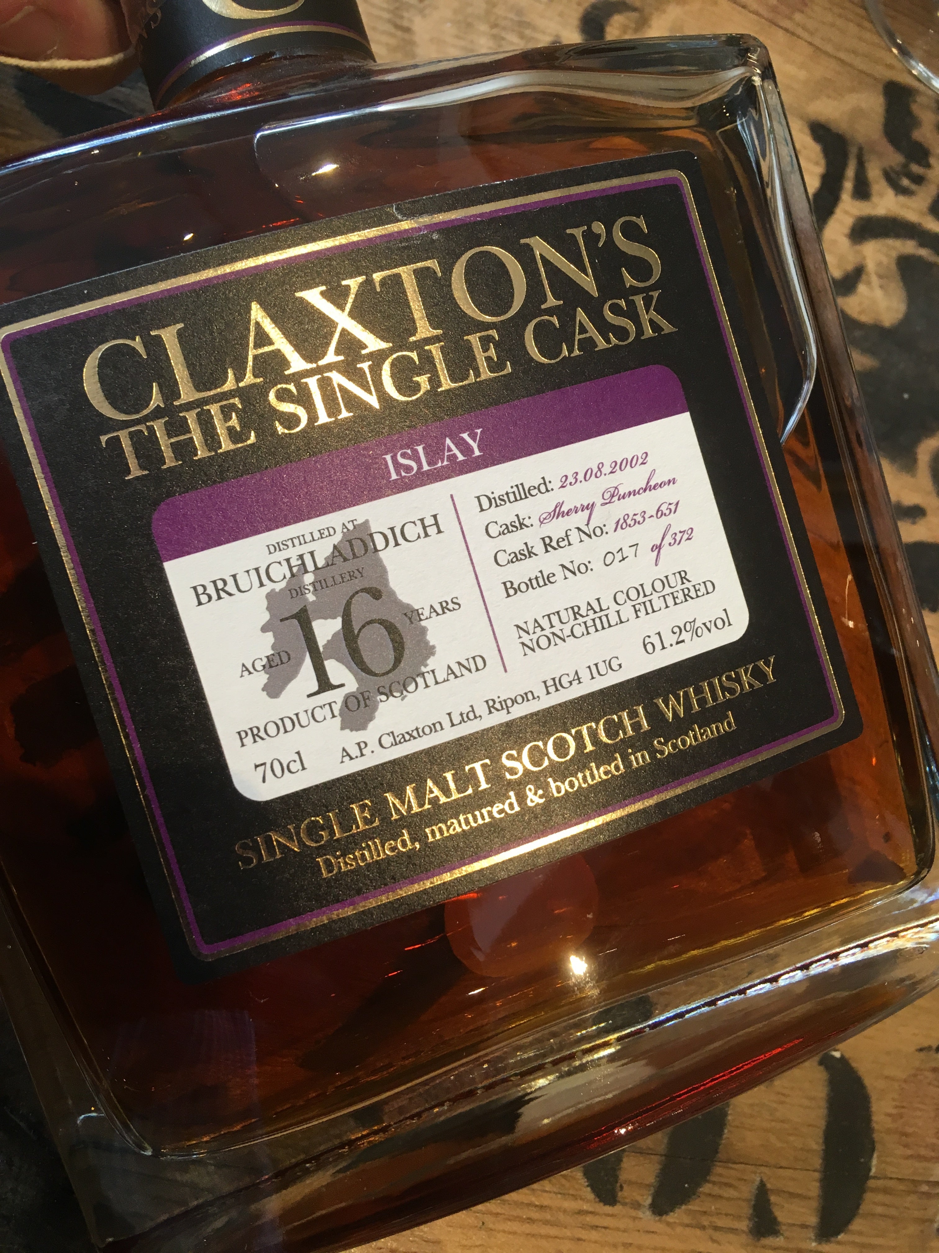 Claxton's Bruichladich 2002 70cl