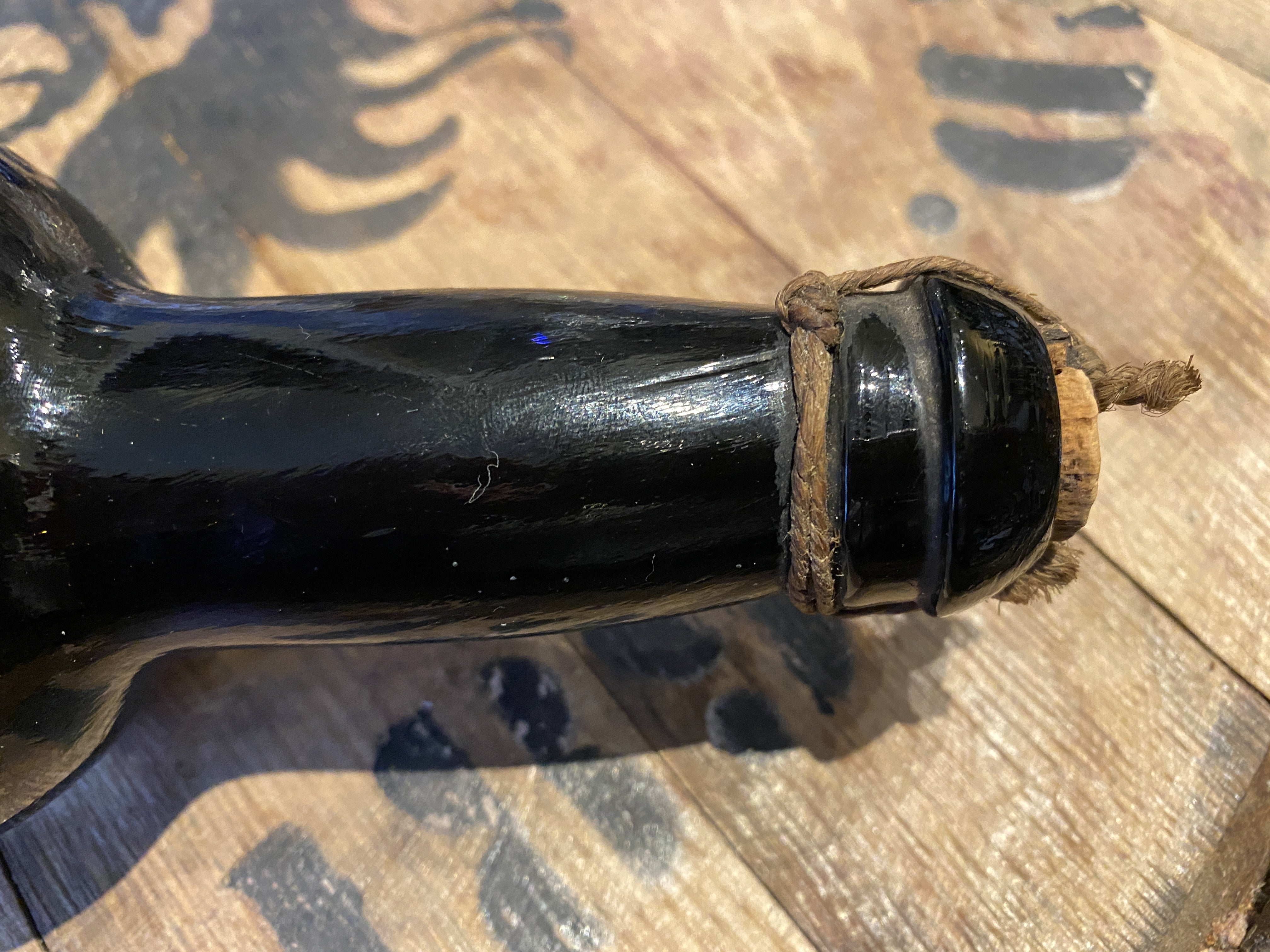 Early 19th Century bottle, believed to be port.