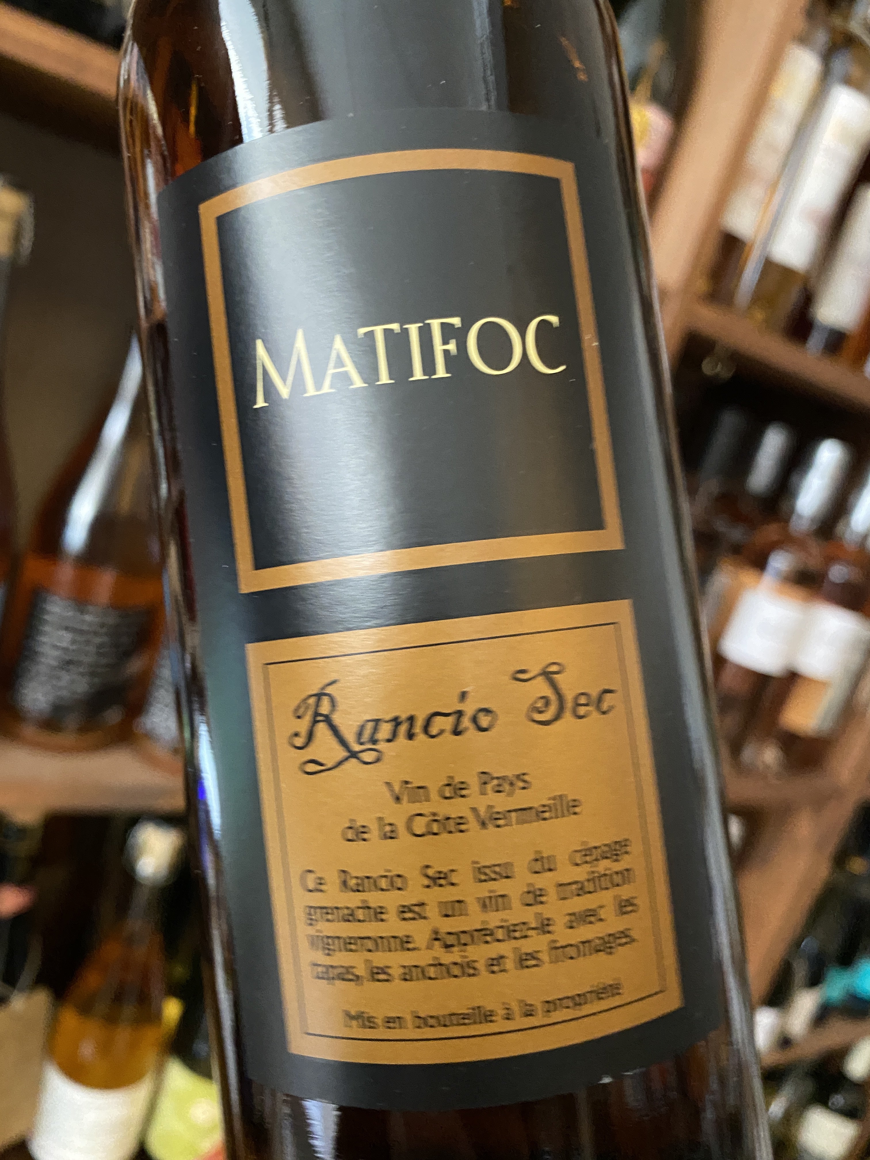Abbe Rous Matifoc Rancio Sec 75cl