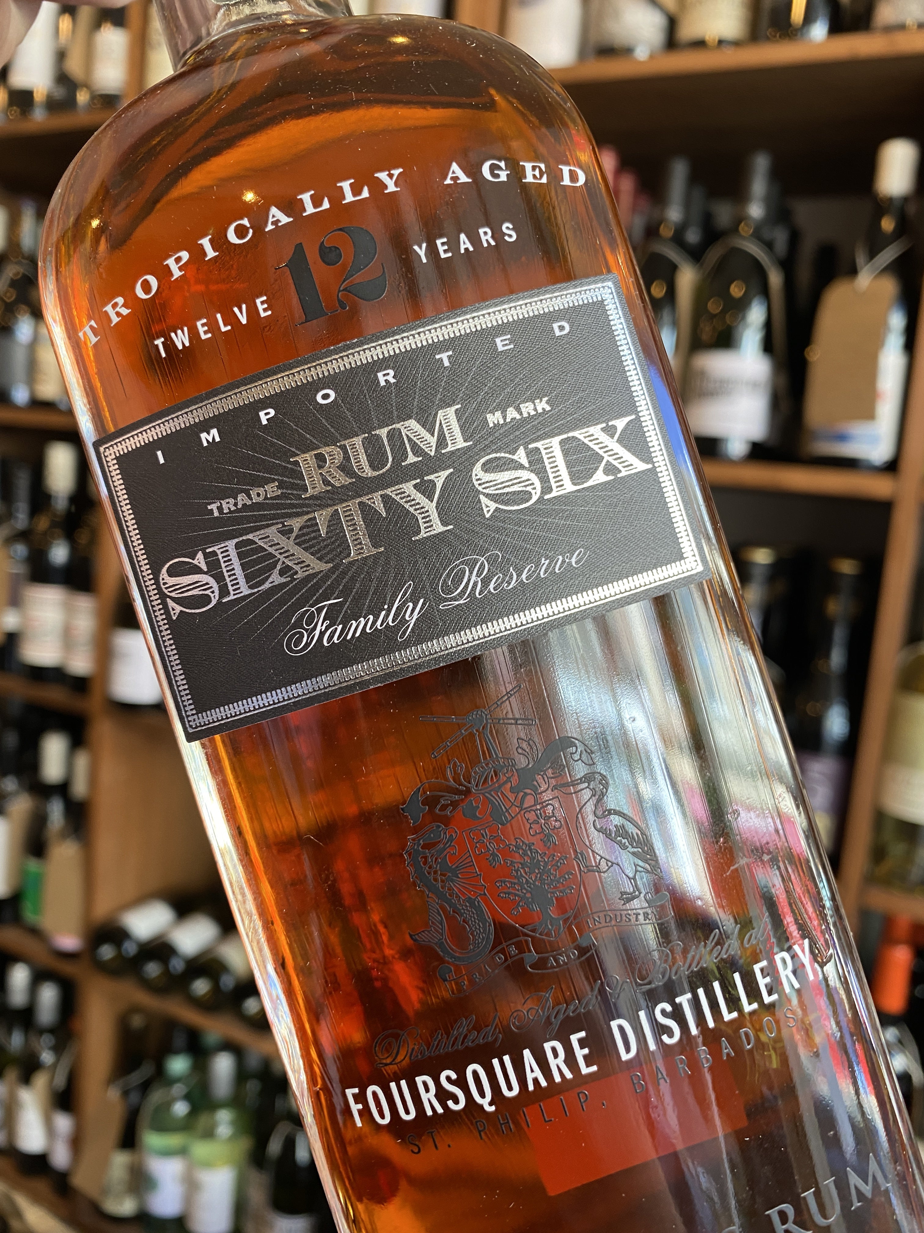 Foursquare Distillery Rum Sixty Six 12 Year Old 70cl – St Andrews Wine  Company Ltd