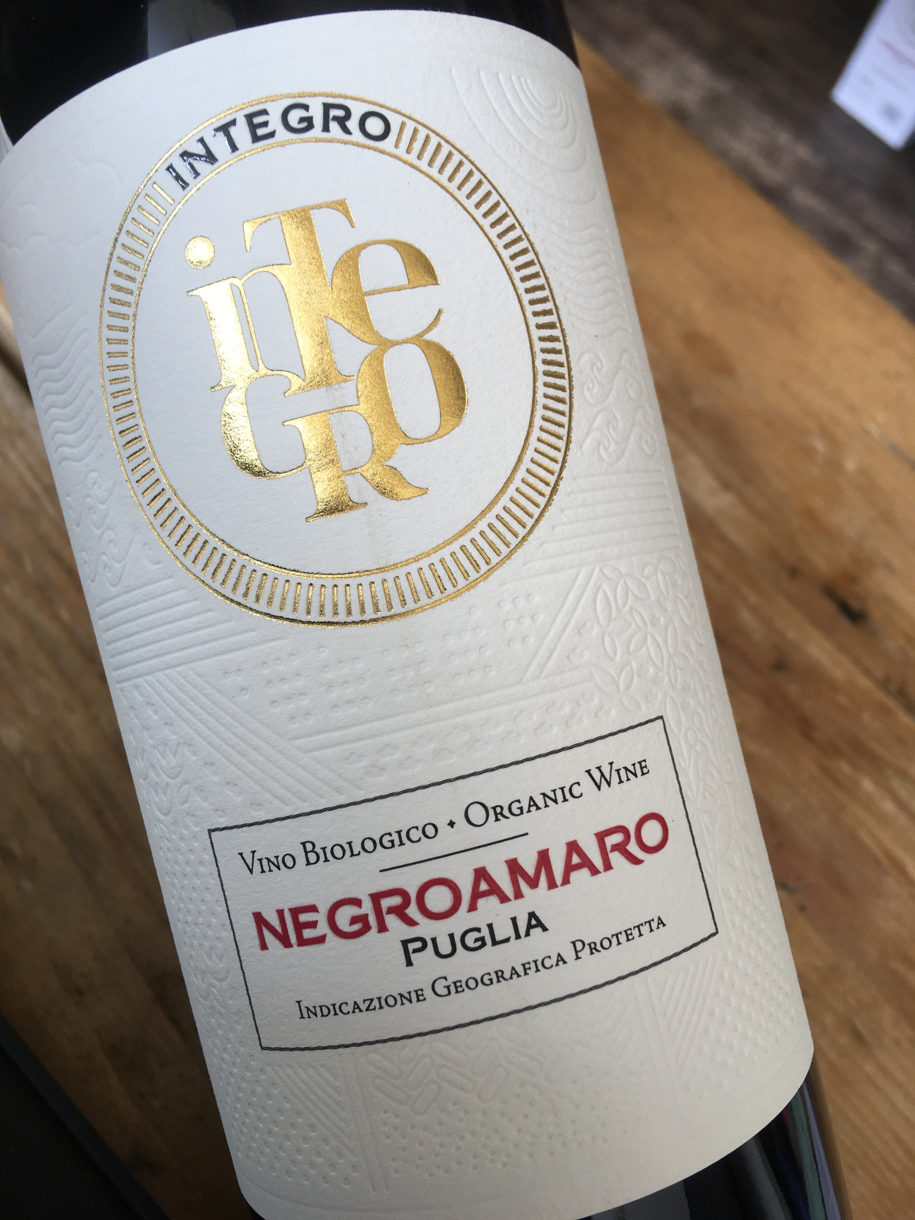 Integro Negroamaro 2017 75cl