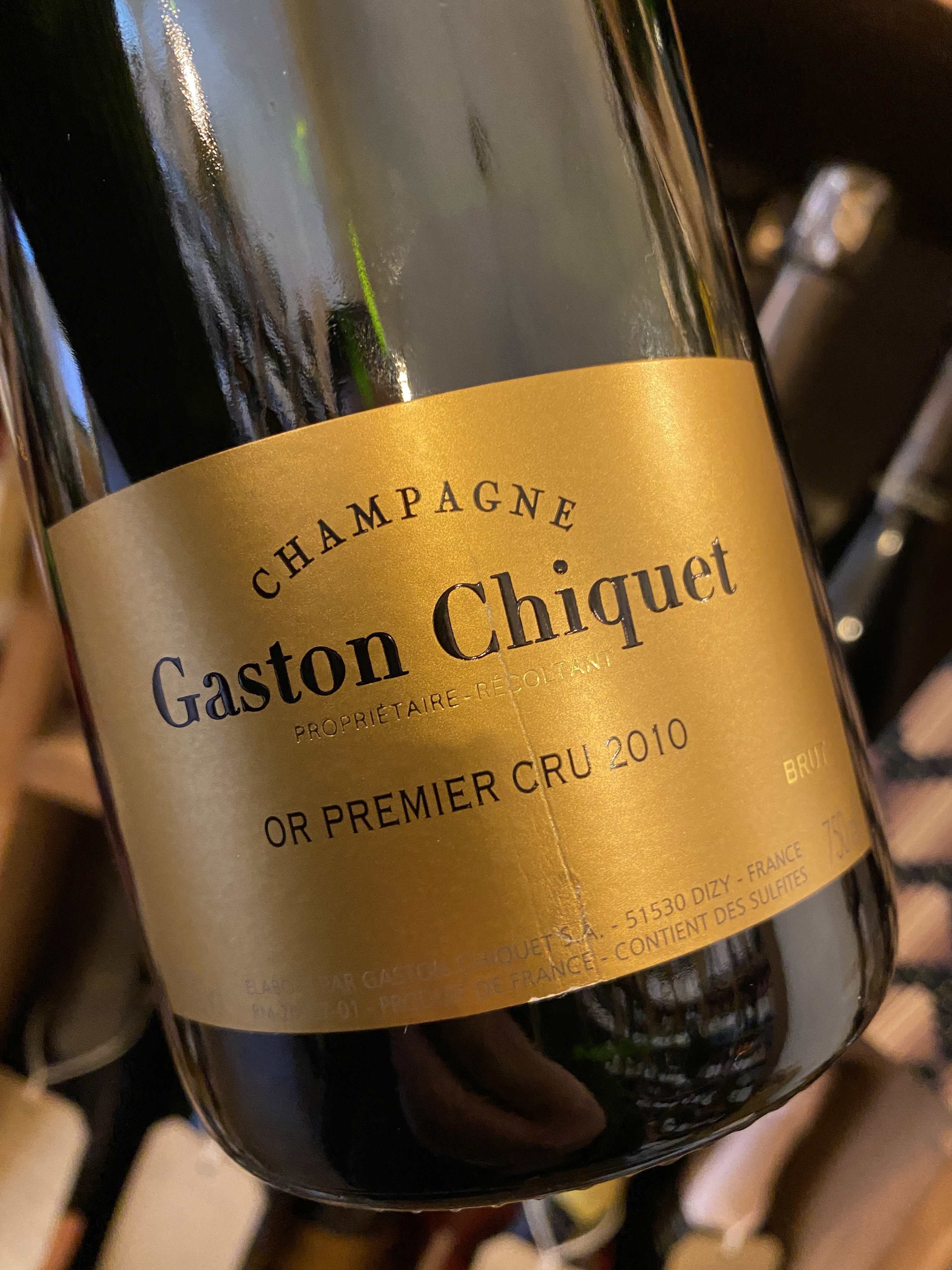 Gaston Chiquet Millesime d'Or 1er Cru 2010 75cl