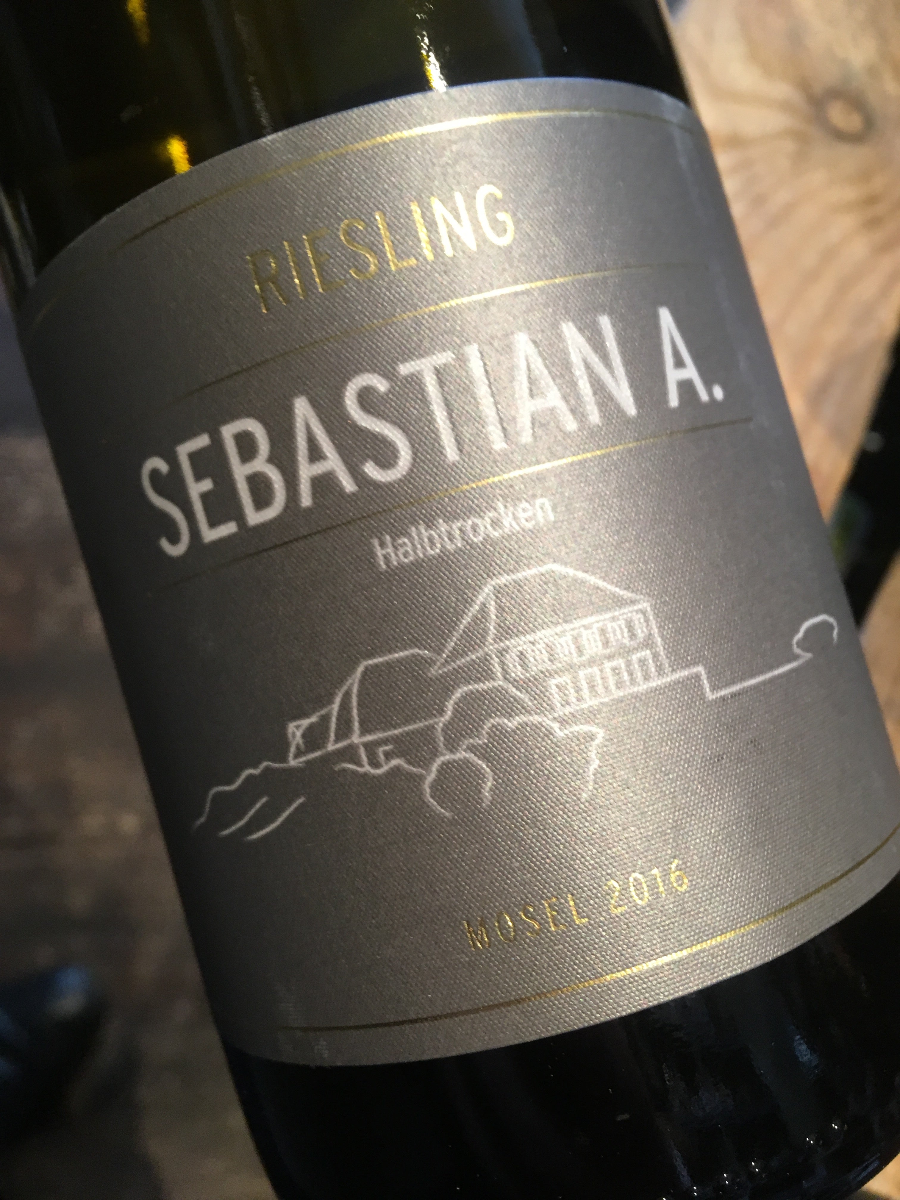 Sebastian A. Riesling Halbtrocken 2016 75cl