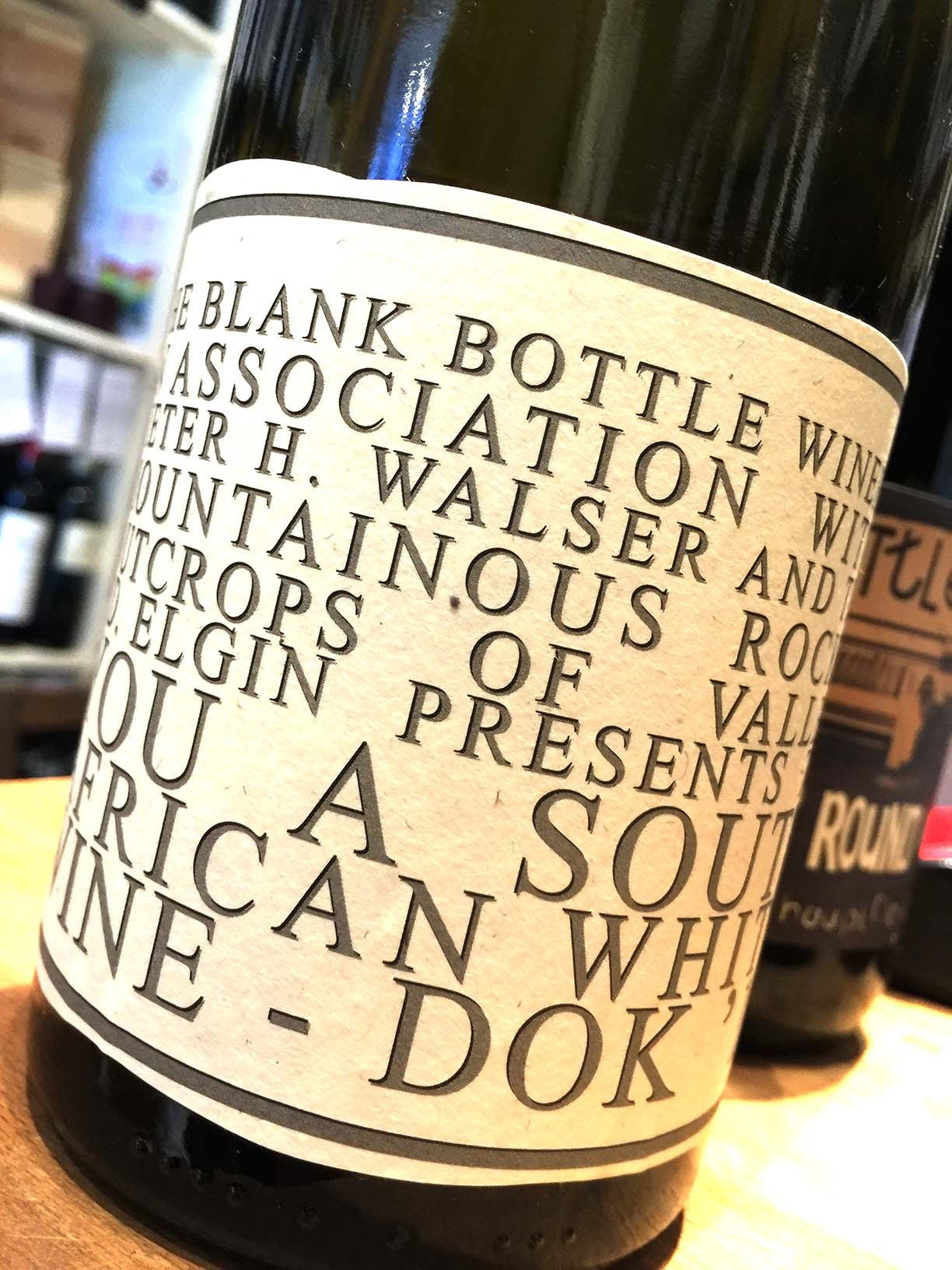 Blank Bottle Dok 2014 75cl
