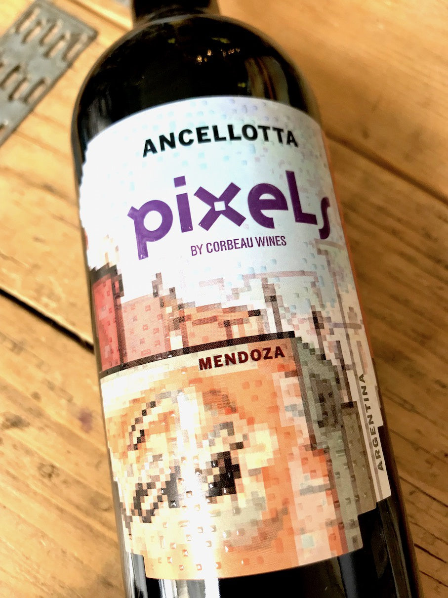 Pixels by Corbeau Wines Ancellotta 2017 75cl