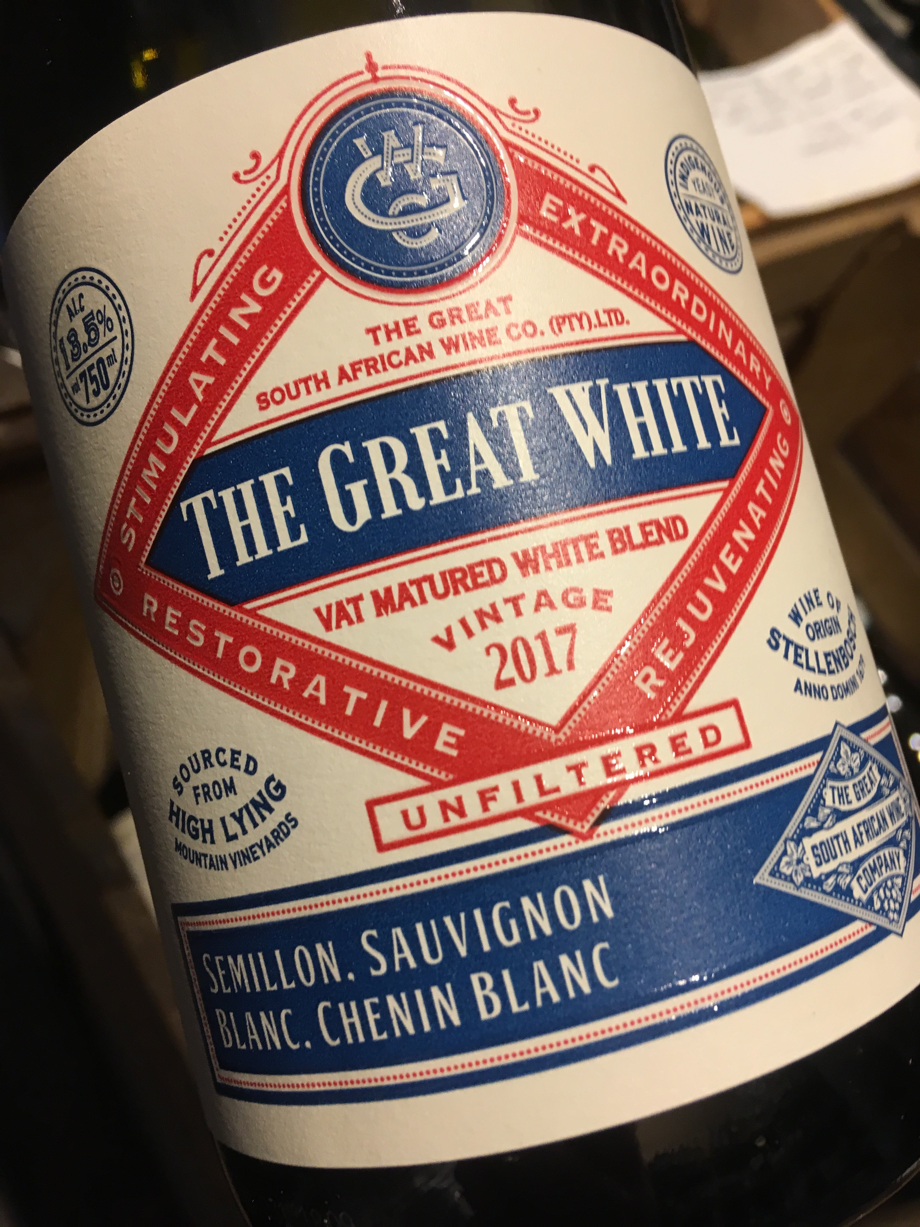 The Great SA Wine Co Grand Blanc 2018 75cl