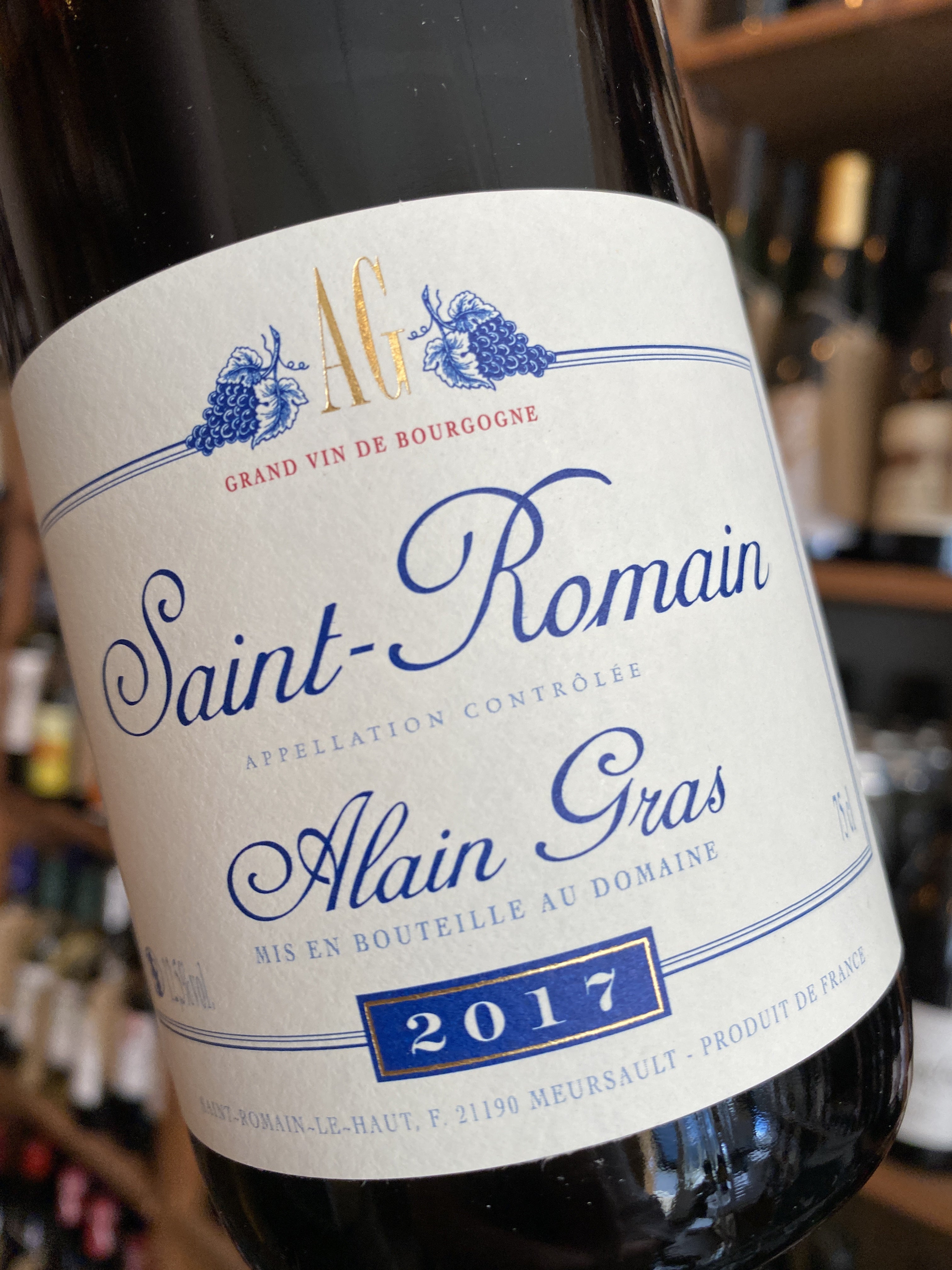 Domaine Alain Gras Saint Romain Rouge 2020 75cl