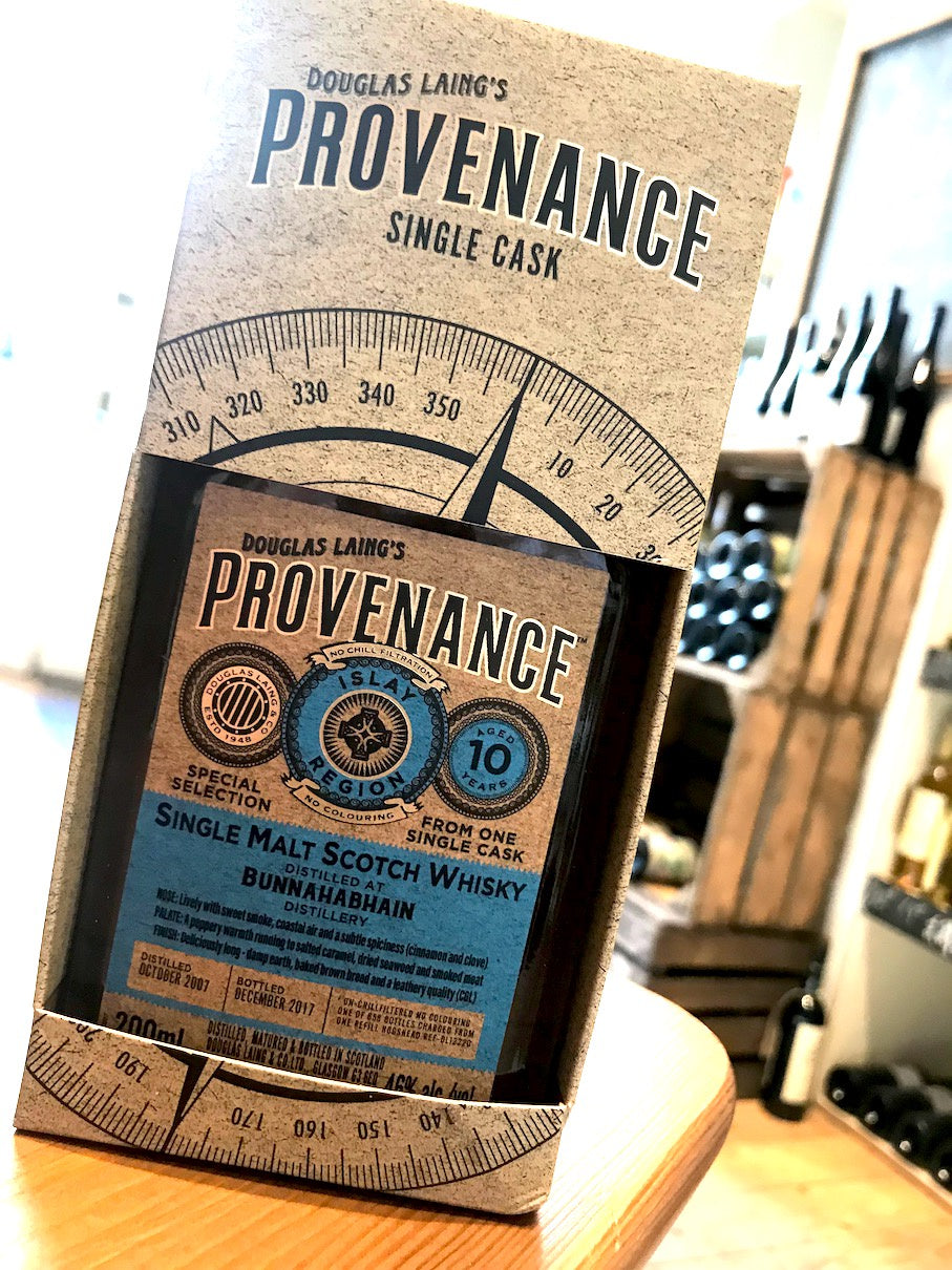 Douglas Laing Bunnahabhain Provenance 10 Year Old 20cl