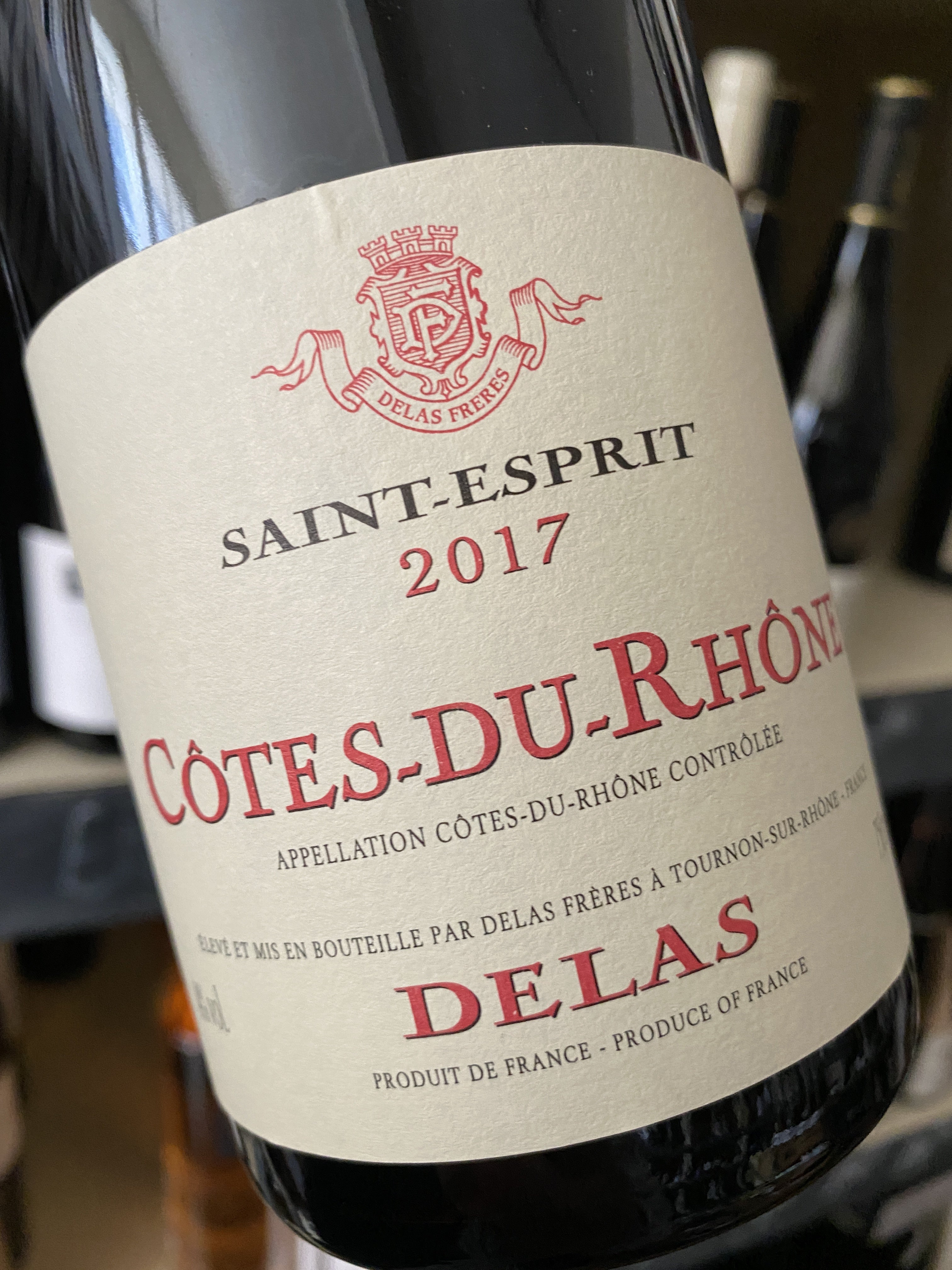 Delas Cotes du Rhone Saint-Esprit 2017 75cl