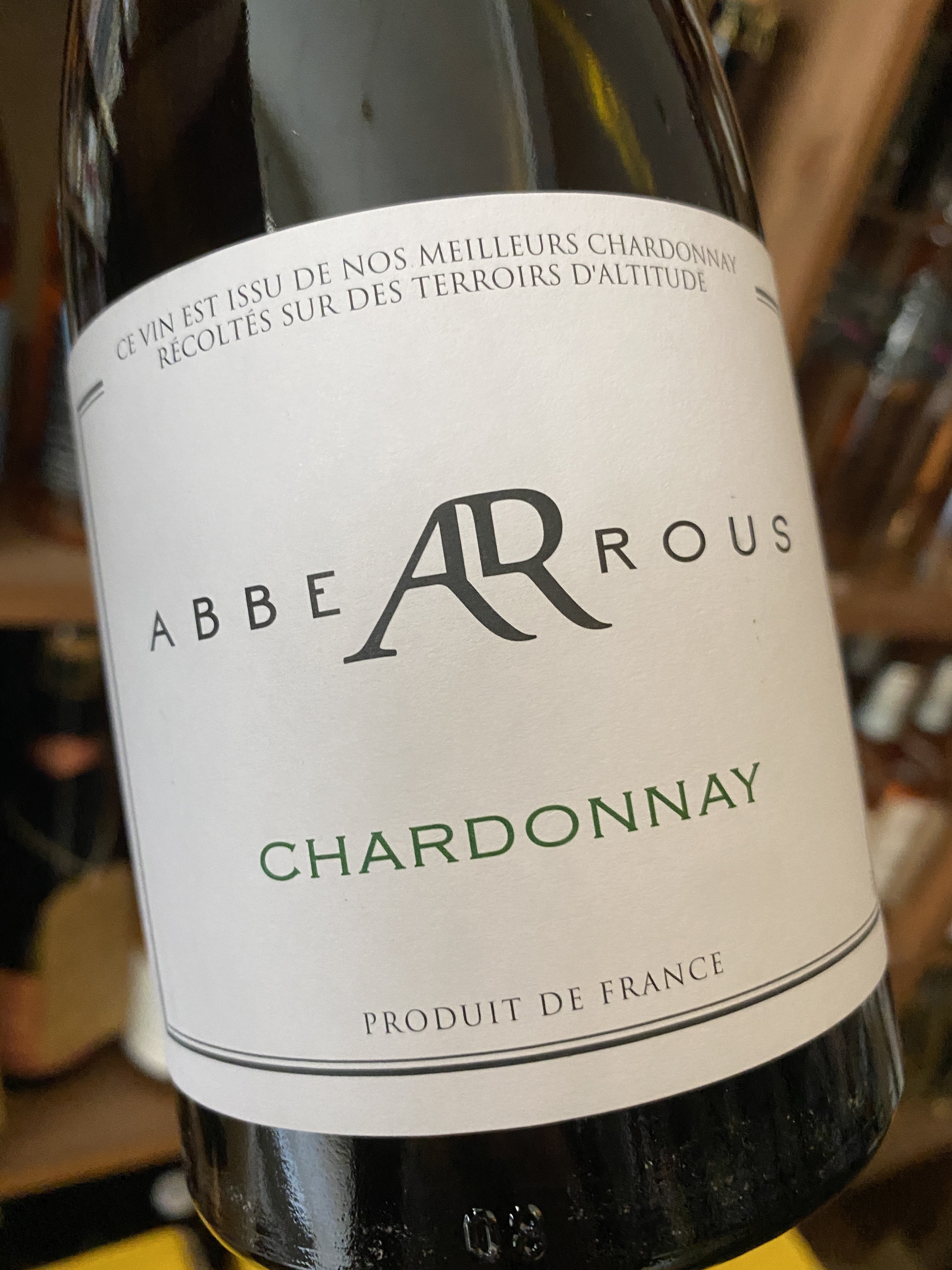 Abbe Rous Chardonnay 2020 75cl