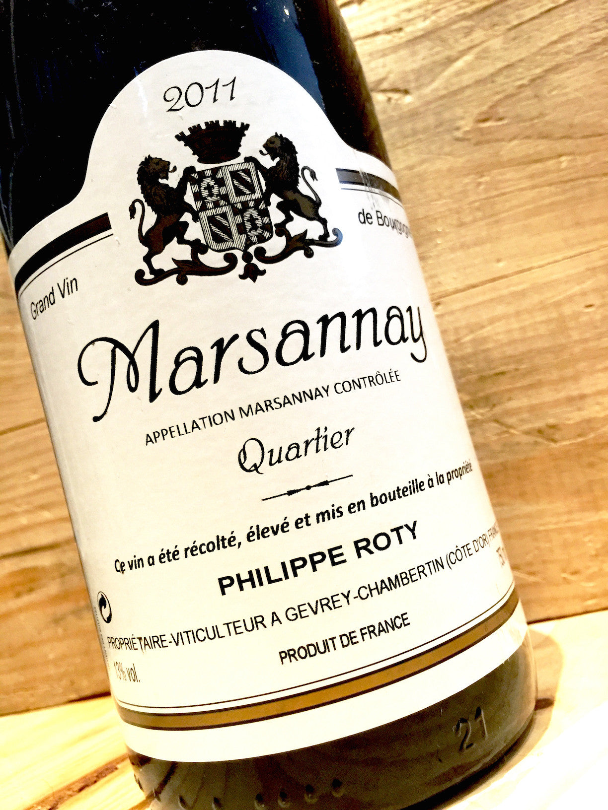 Philippe Roty Marsannay Quartier 2011 75cl
