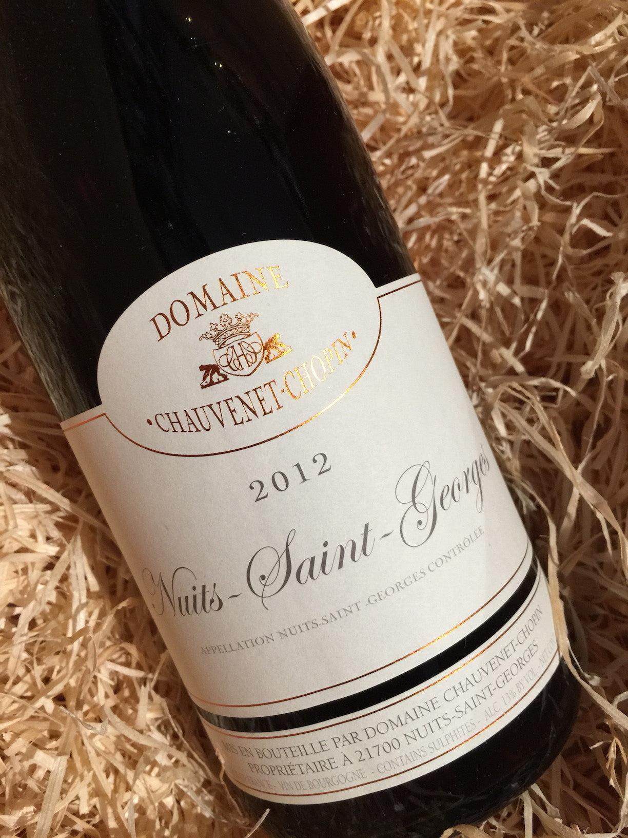Domaine Chauvenet-Chopin Nuits Saint Georges 2012 75cl