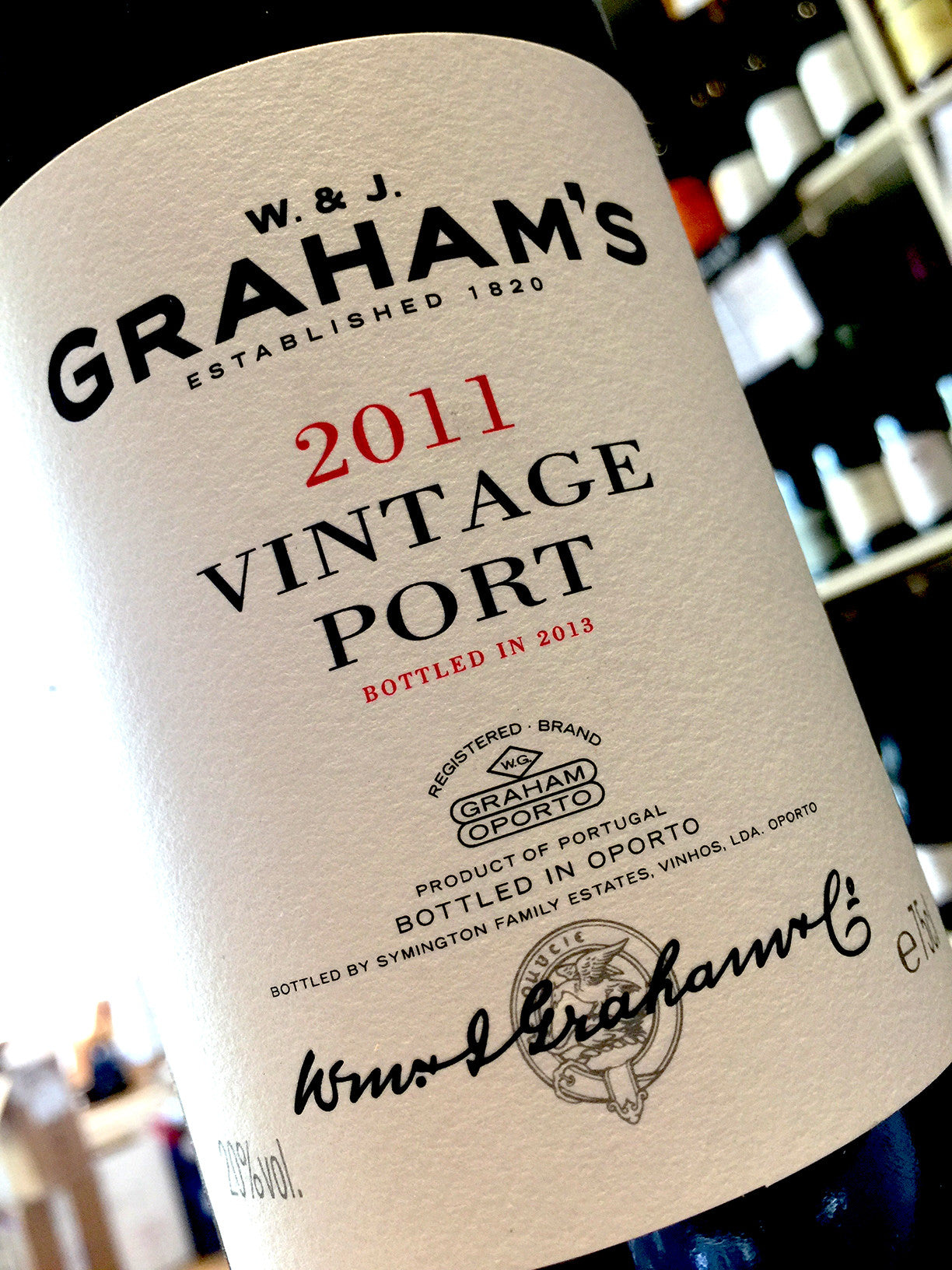 Grahams Vintage 2011 75cl
