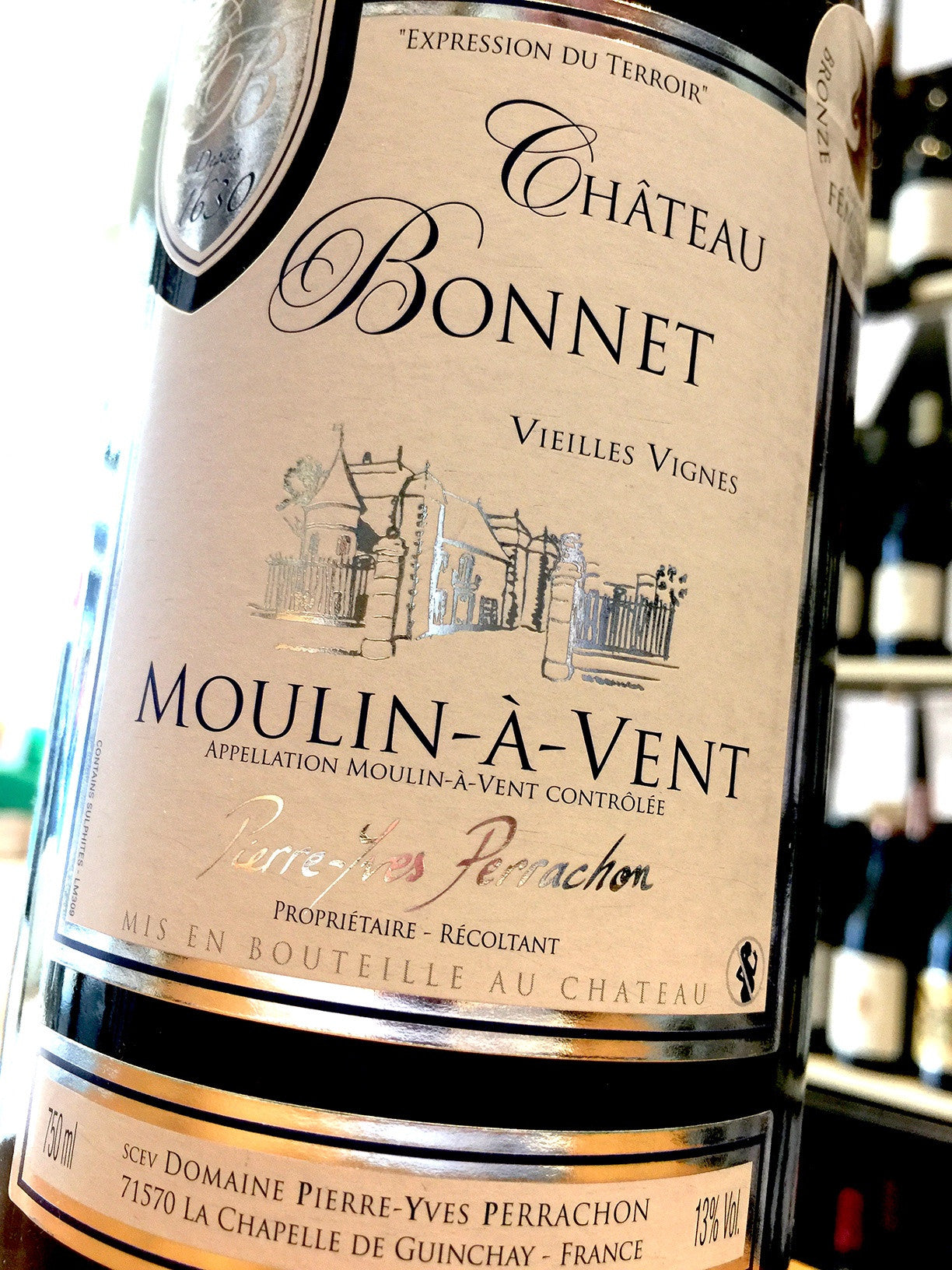 Chateau Bonnet Moulin a Vents Vieilles Vignes 2013/14 75cl