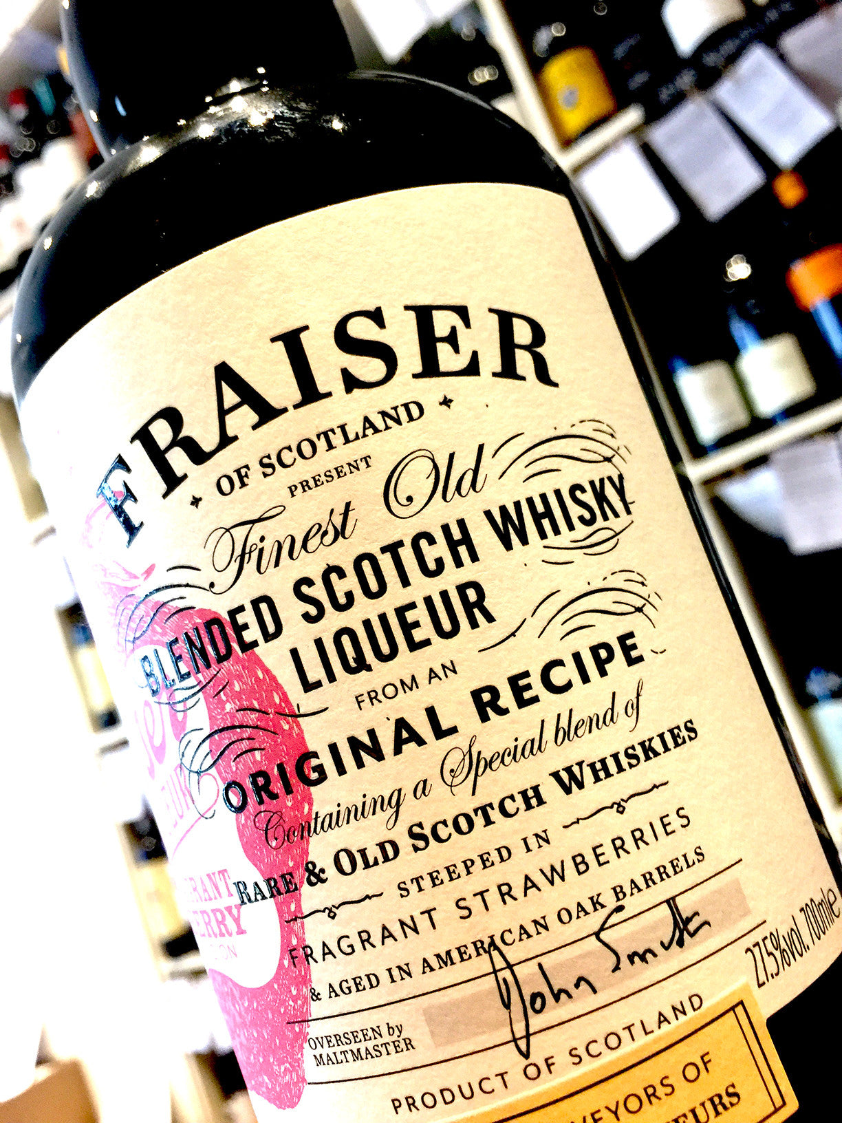 Fraiser Strawberry Whisky Liqueur 70cl