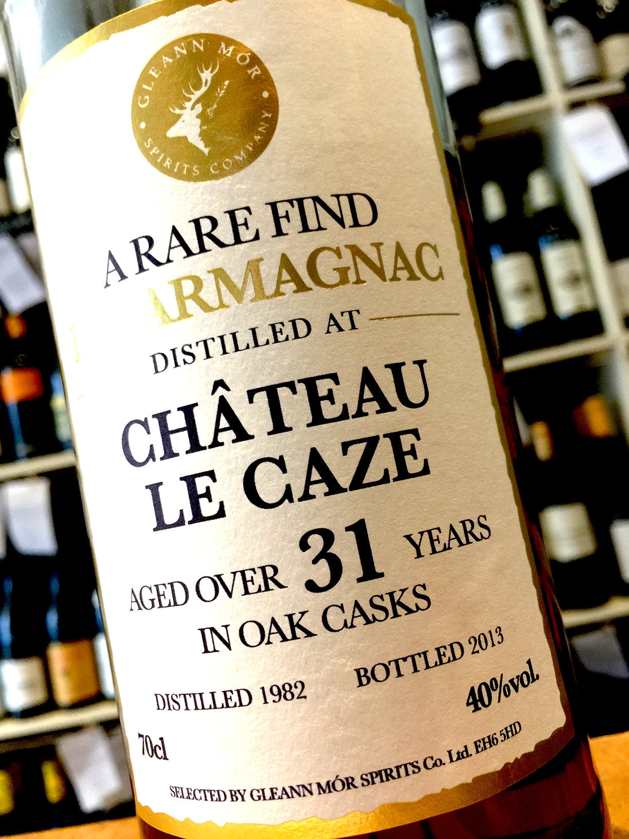 Gleann Mor Chateau La Caze 31 Year Old Bas Armagnac 70cl