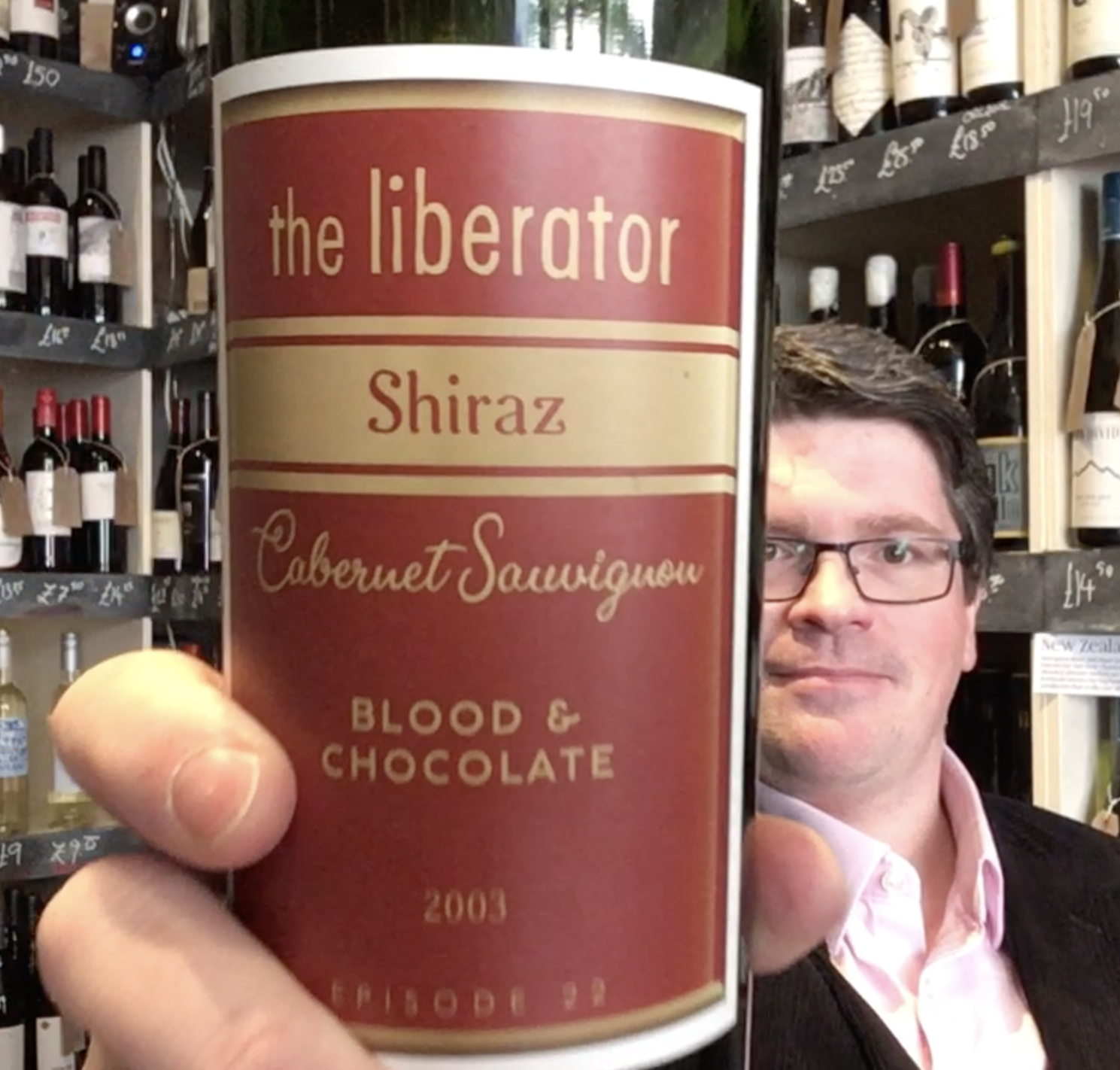 The Liberator Episode 22 "Blood & Chocolate" Shiraz Cabernet Sauvignon 2003 75cl
